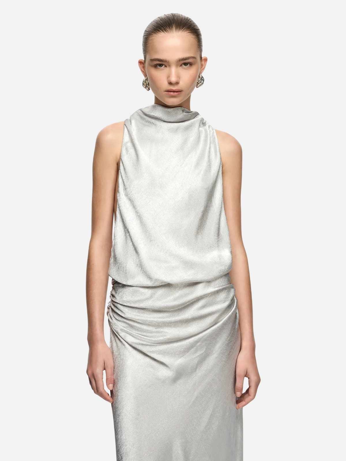Juna Maxi Dress - Silver
