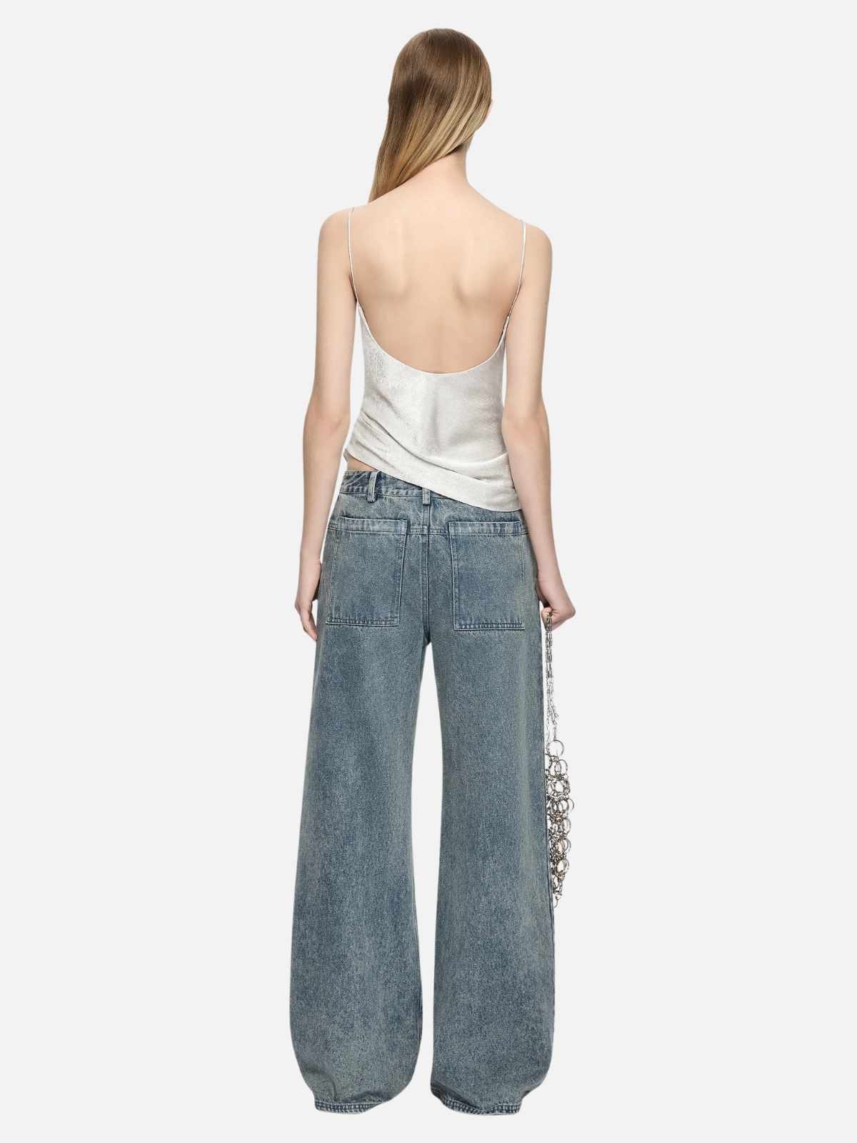 Juna Scoop Top - Silver
