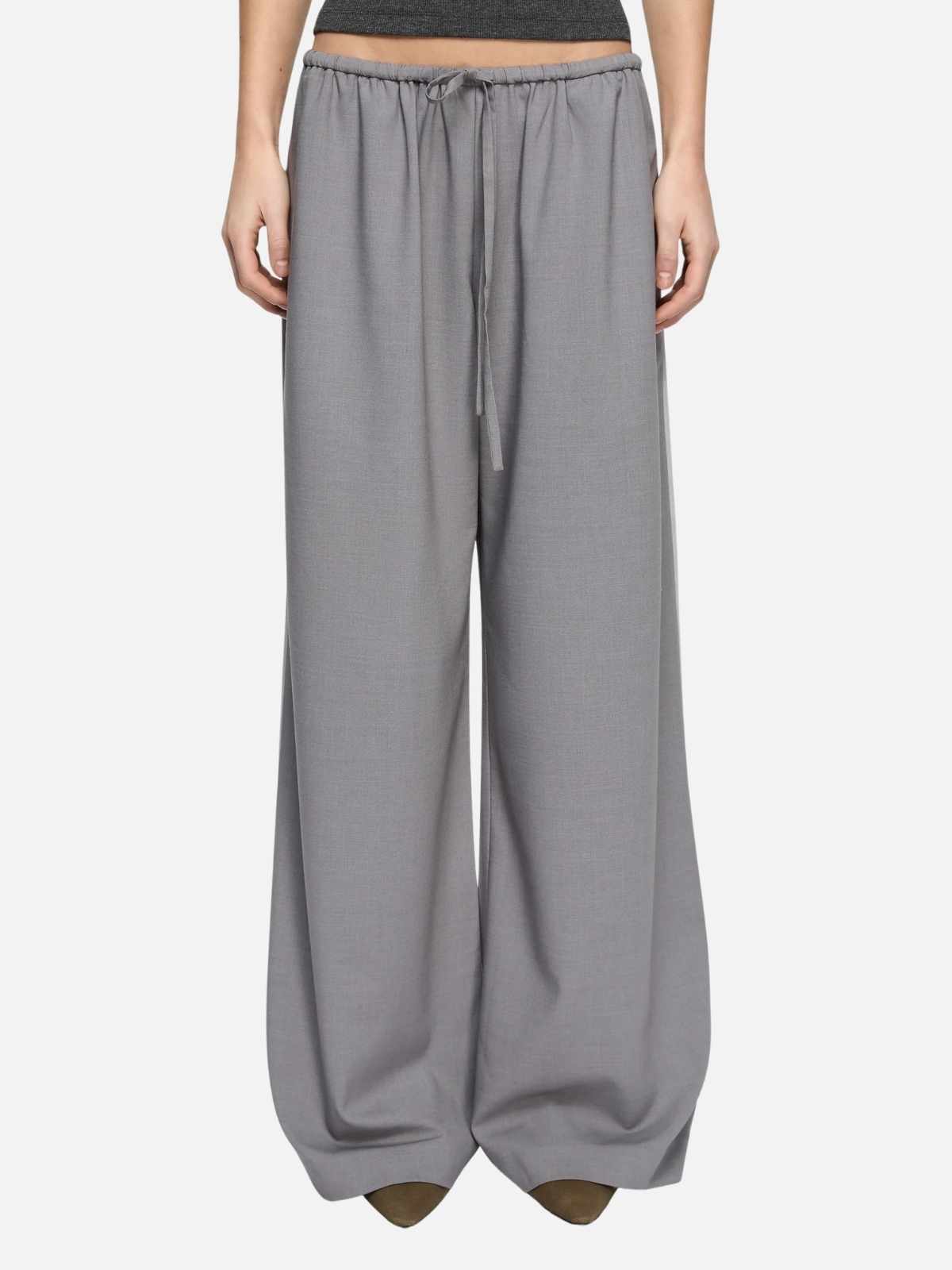 Zylan Drawstring Pant - Granite/Pale Grey