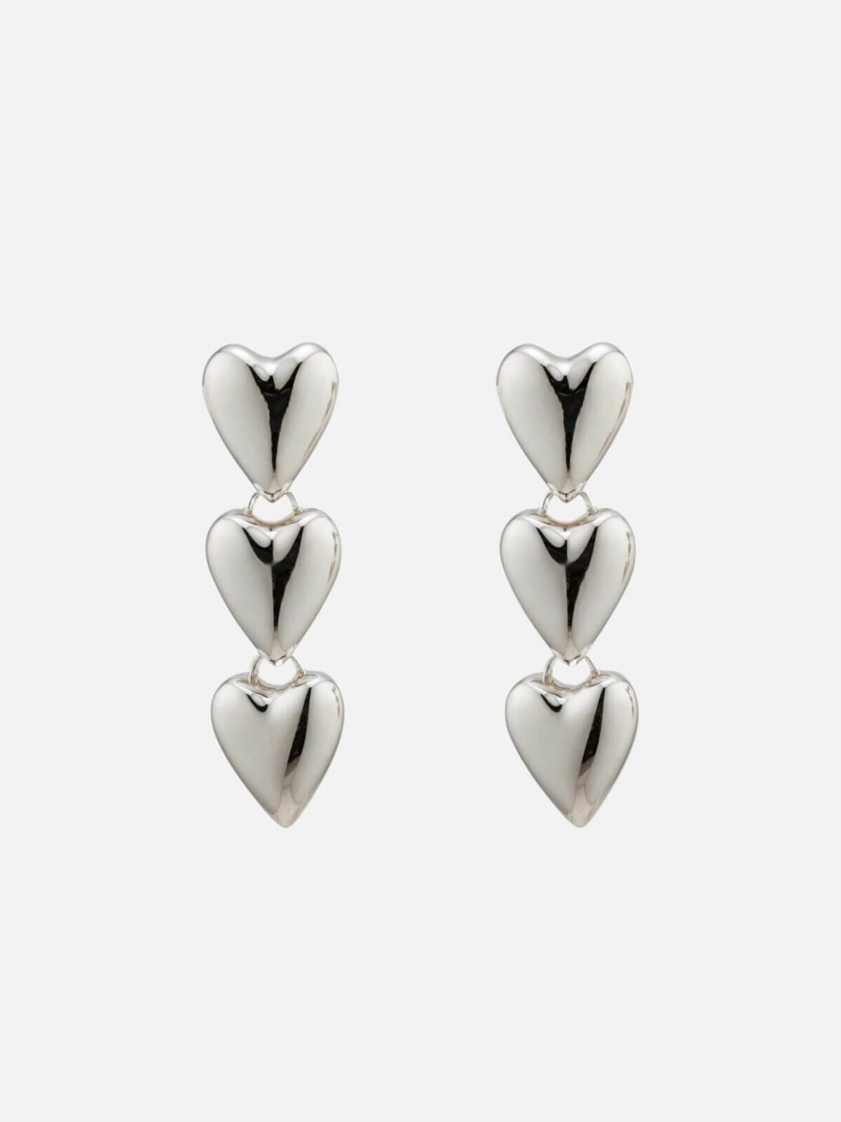 Bianko | Desiree Heart Drops - Silver| Perlu