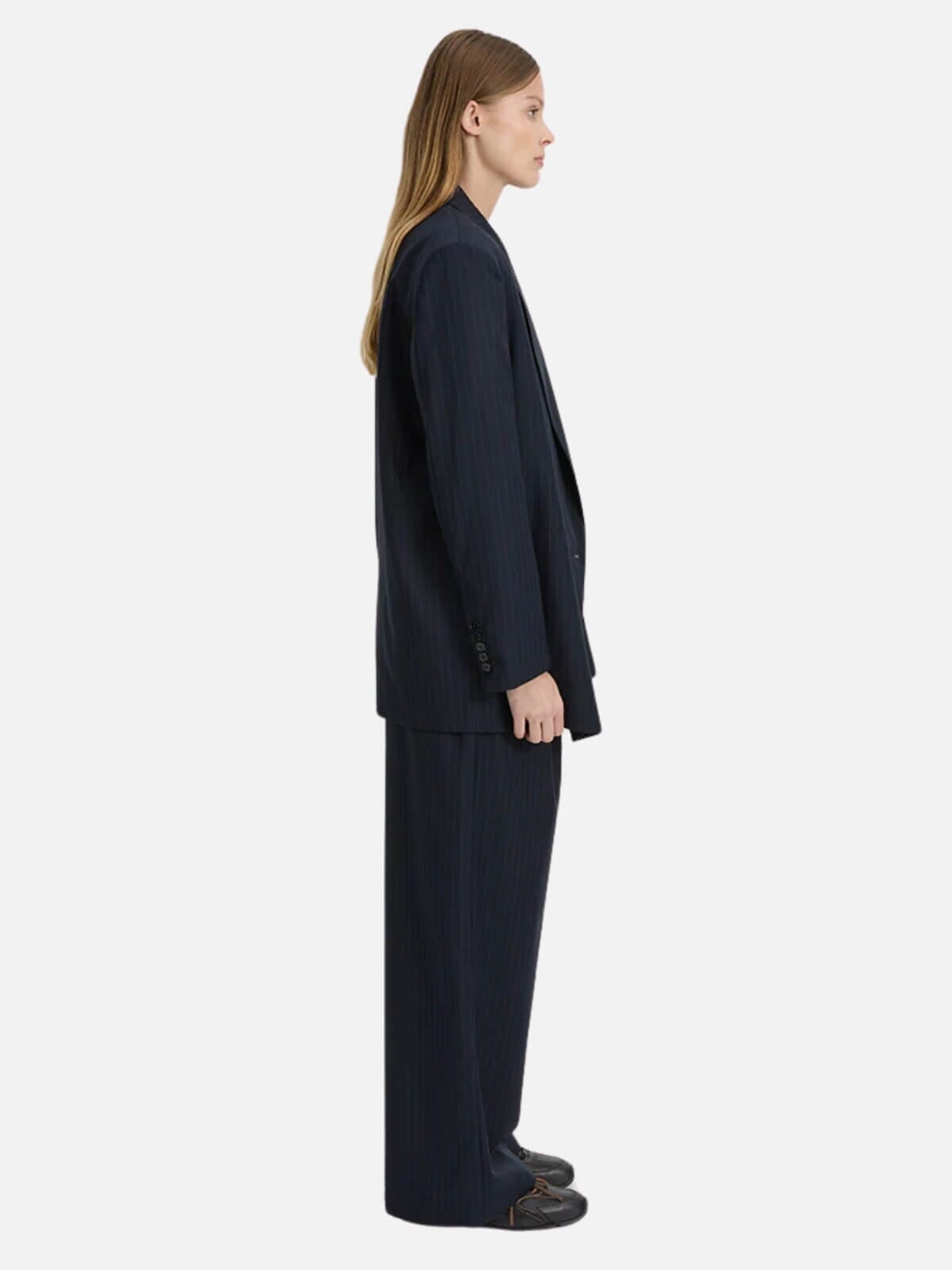 Agnes Blazer - Navy Coats & Jackets BLANCA 