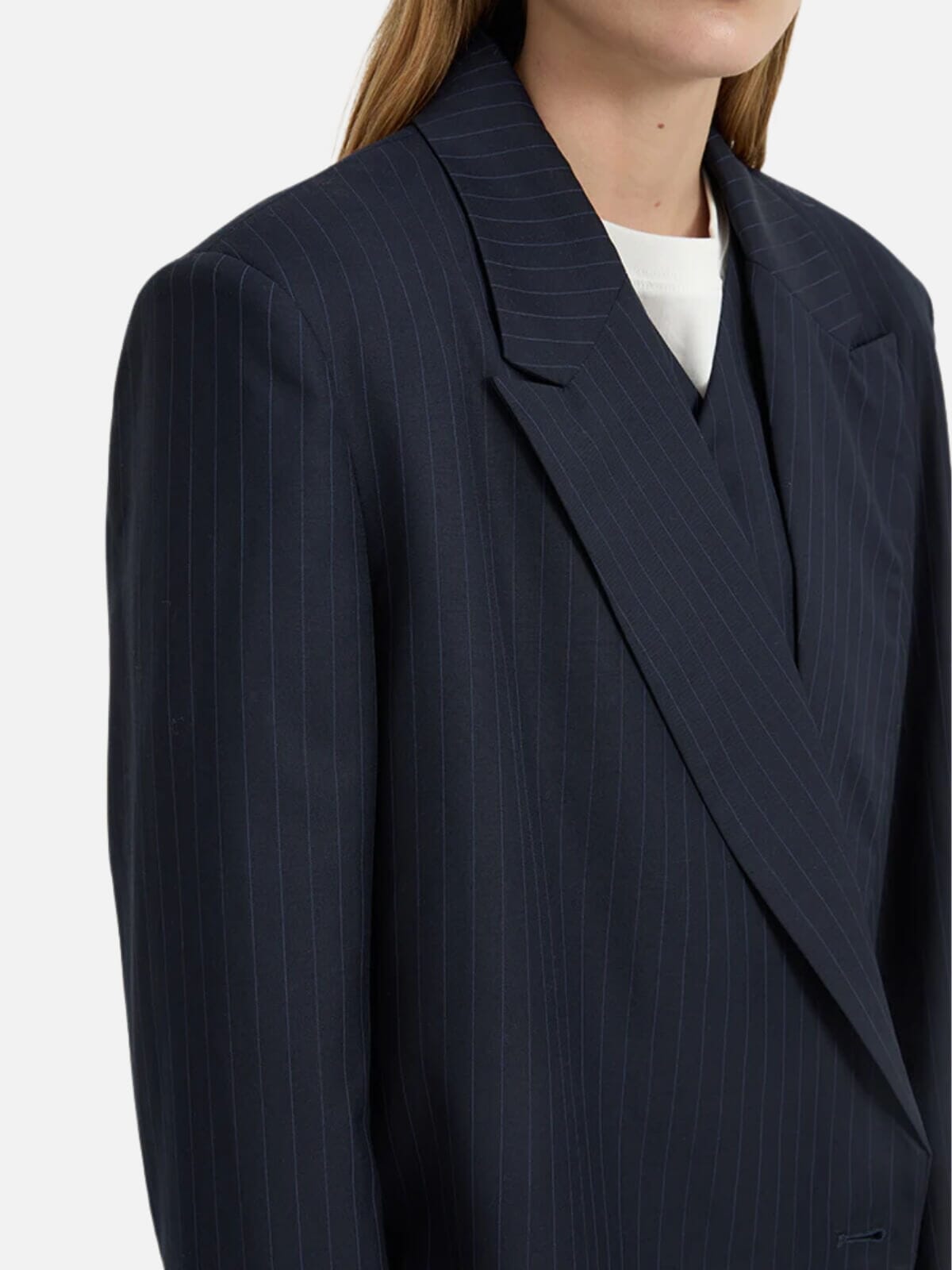 Agnes Blazer - Navy Coats & Jackets BLANCA 