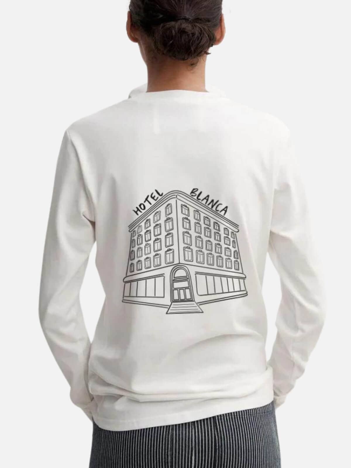 BLANCA | Hotel Blanca LS Tee - White | Perlu