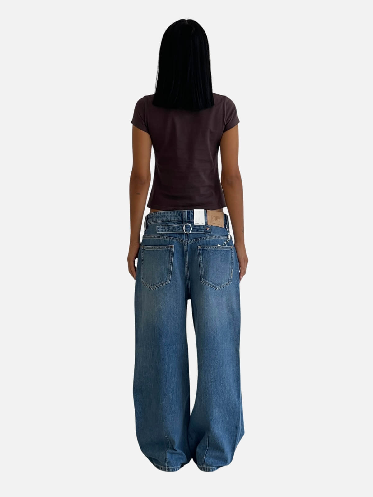 Laina Baby Tee - Brown