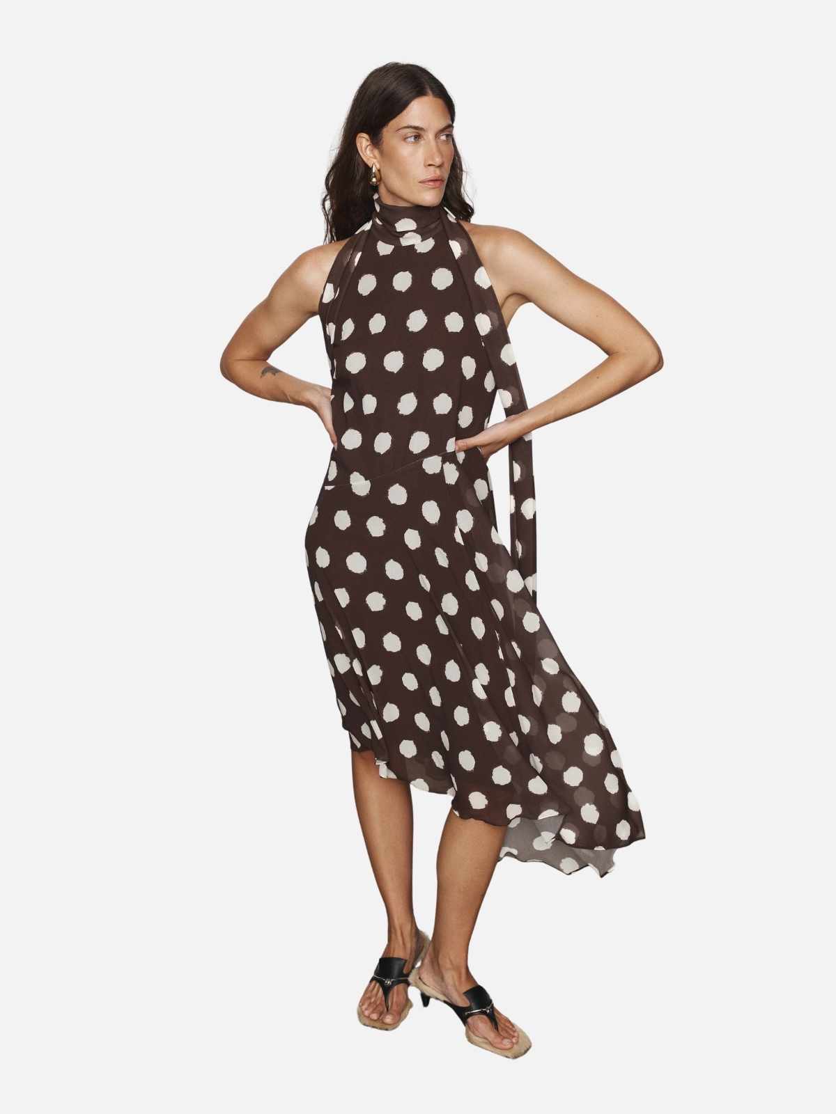 Linnea Dress - Brown