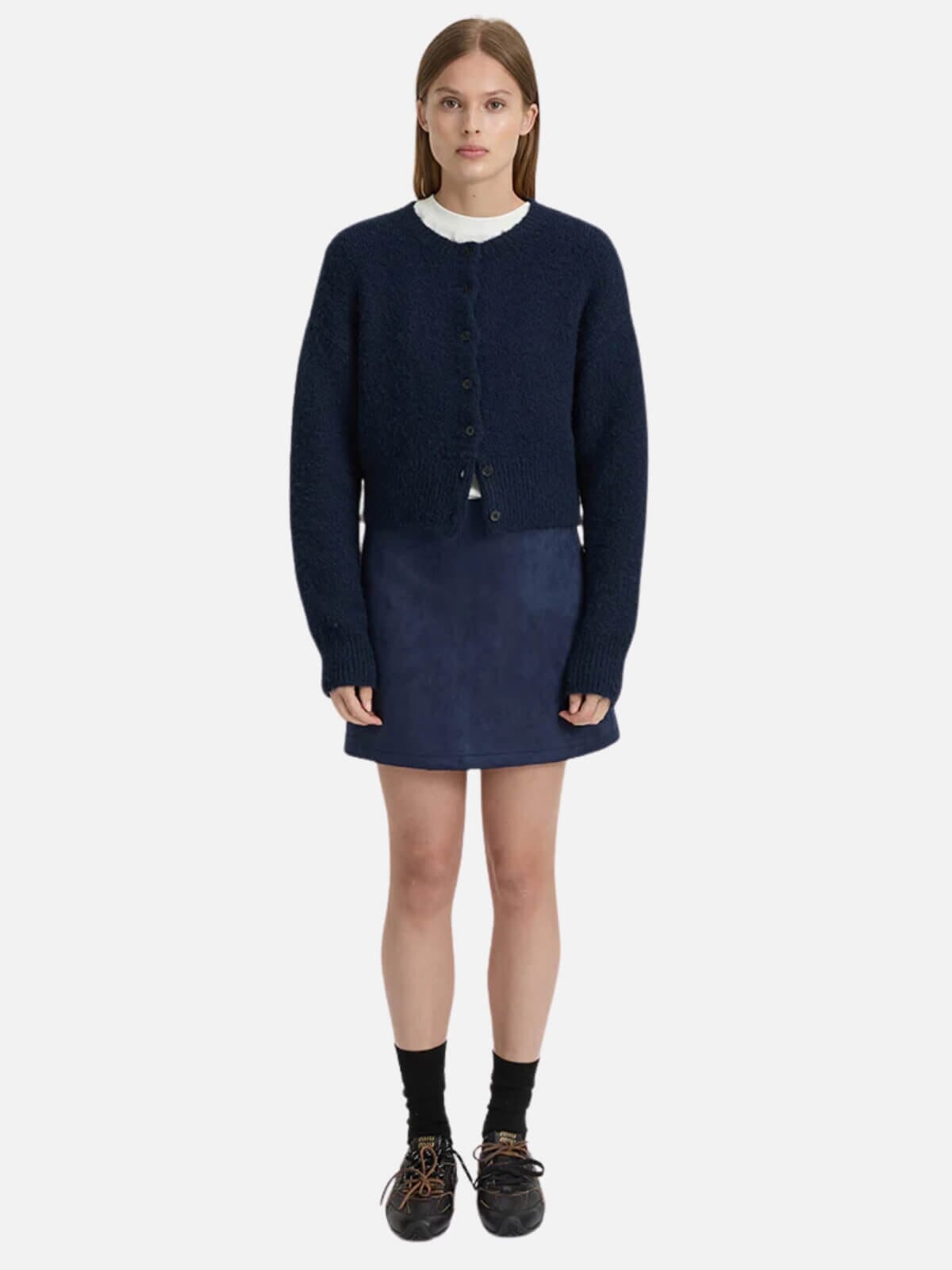 BLANCA | Marlo Cardigan - Navy | Perlu