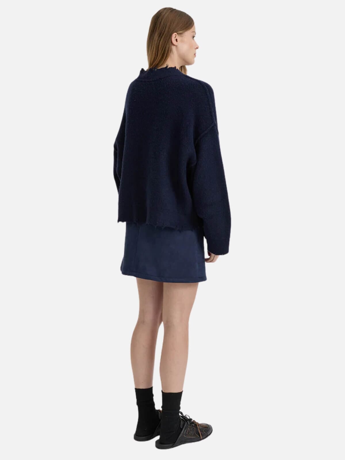 BLANCA | Pepa Cardigan - Navy | Perlu