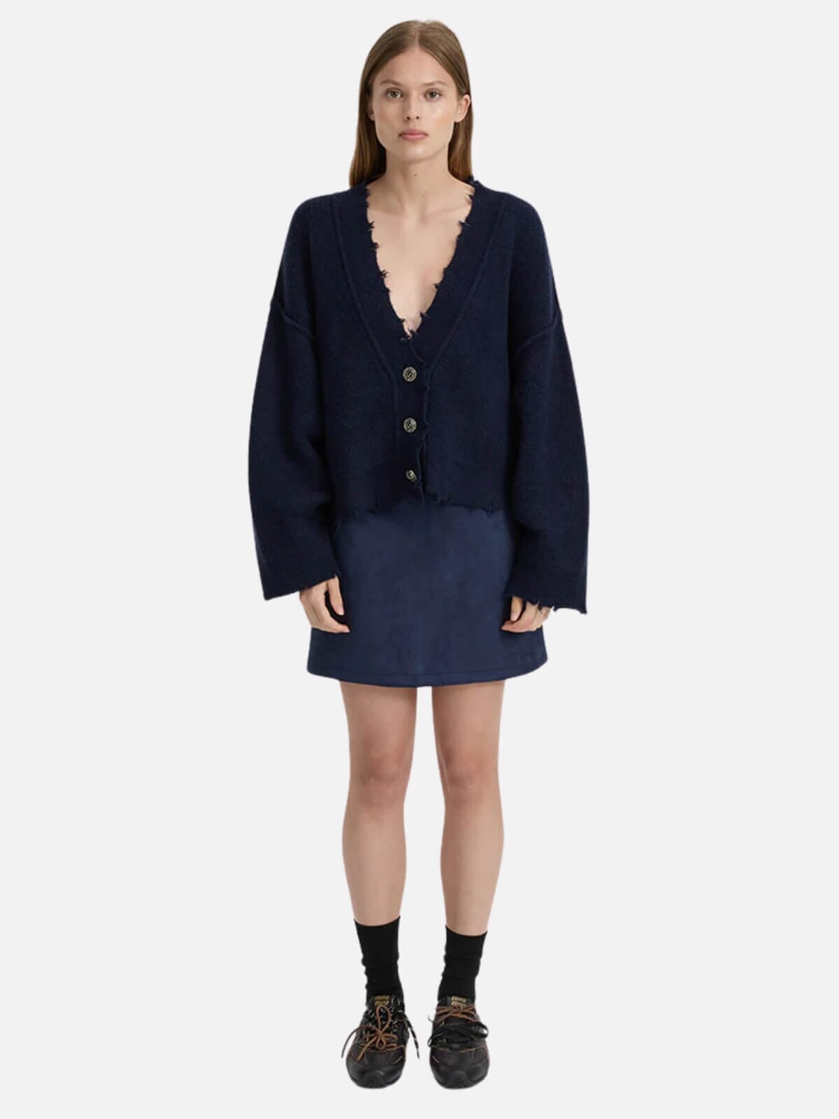 BLANCA | Pepa Cardigan - Navy | Perlu