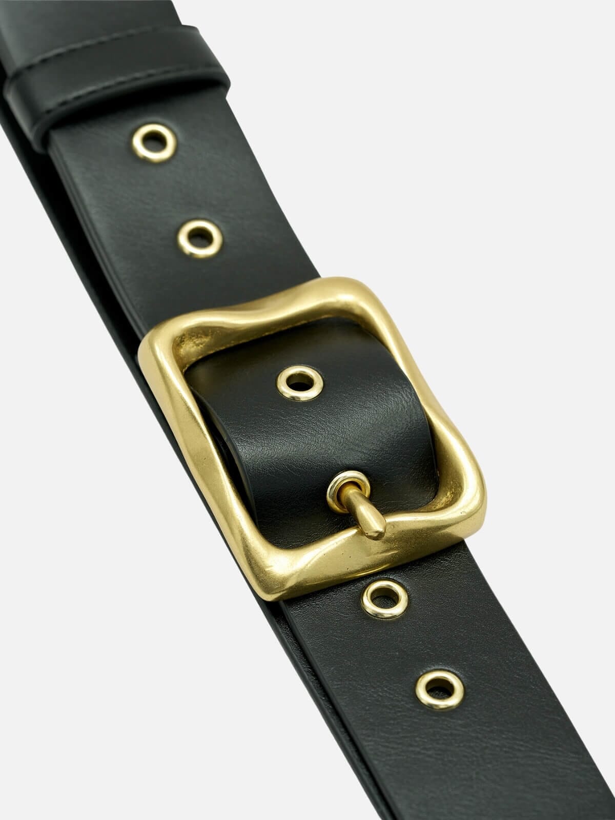 Brie Leon | Everyday Buckle Belt - Black | Perlu