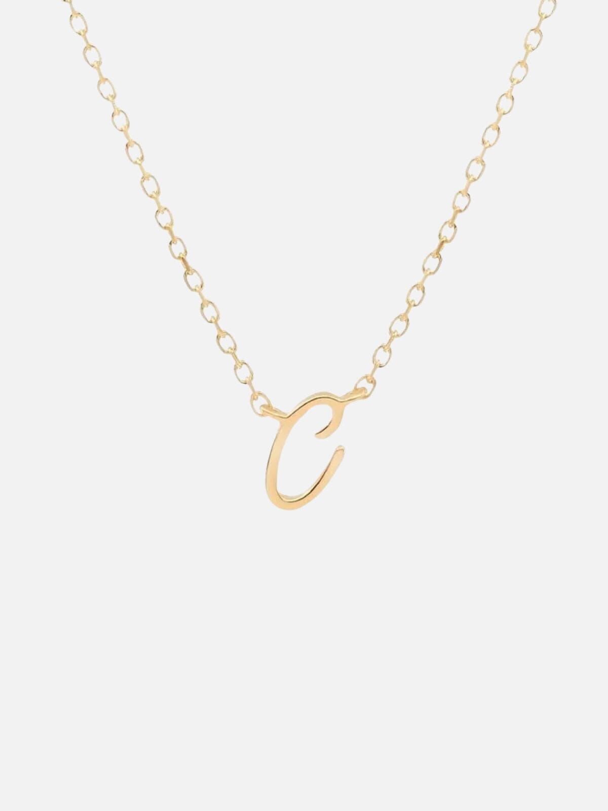 14K Gold Love Letter Necklace Necklaces By Charlotte 