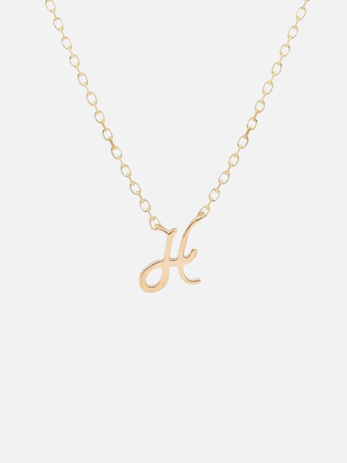 14K Gold Love Letter Necklace Necklaces By Charlotte 