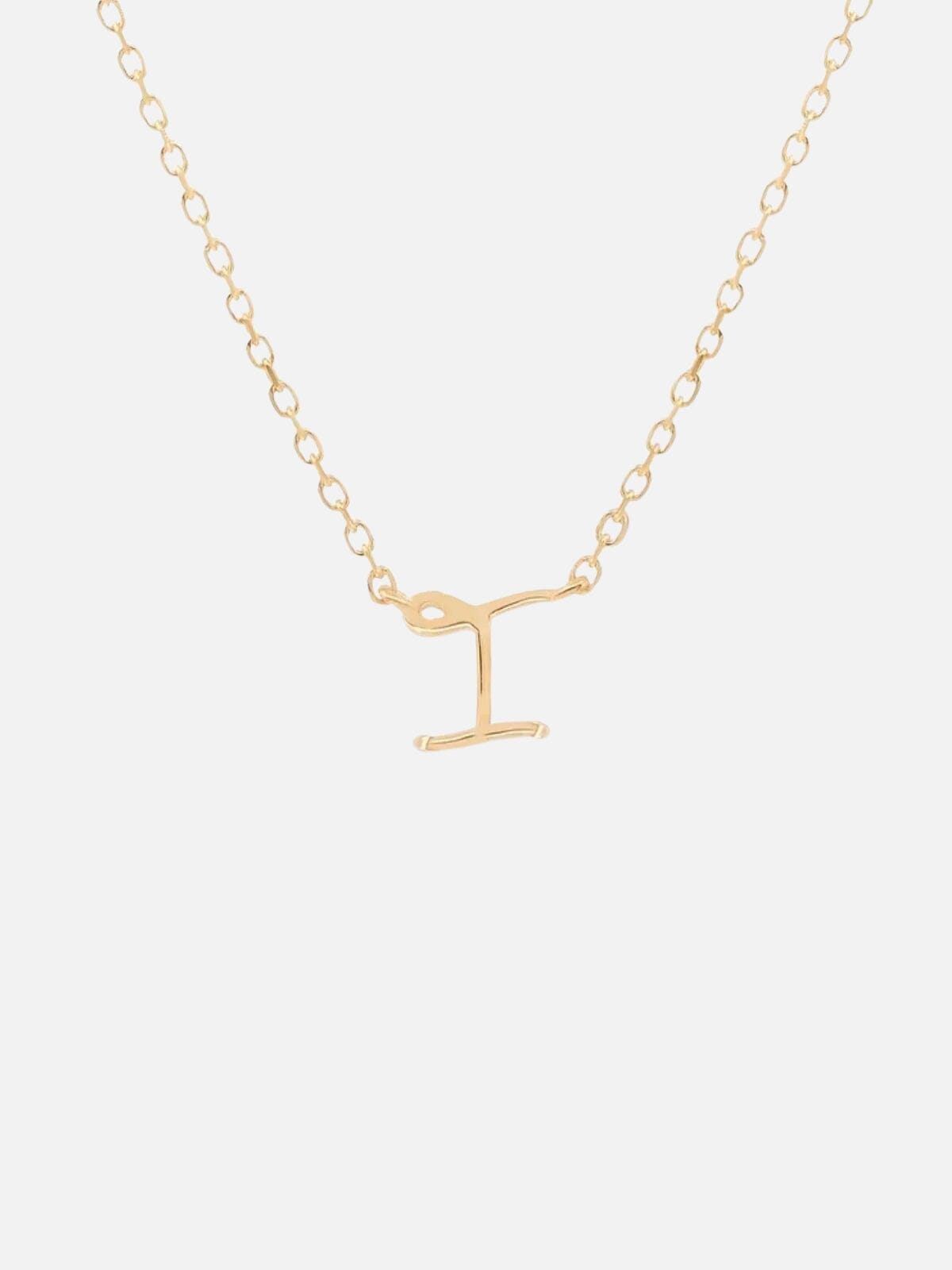 14K Gold Love Letter Necklace Necklaces By Charlotte 