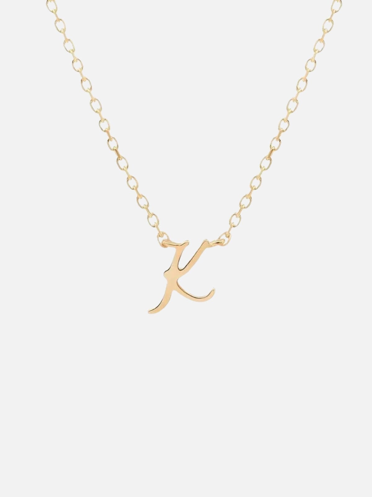 14K Gold Love Letter Necklace Necklaces By Charlotte 