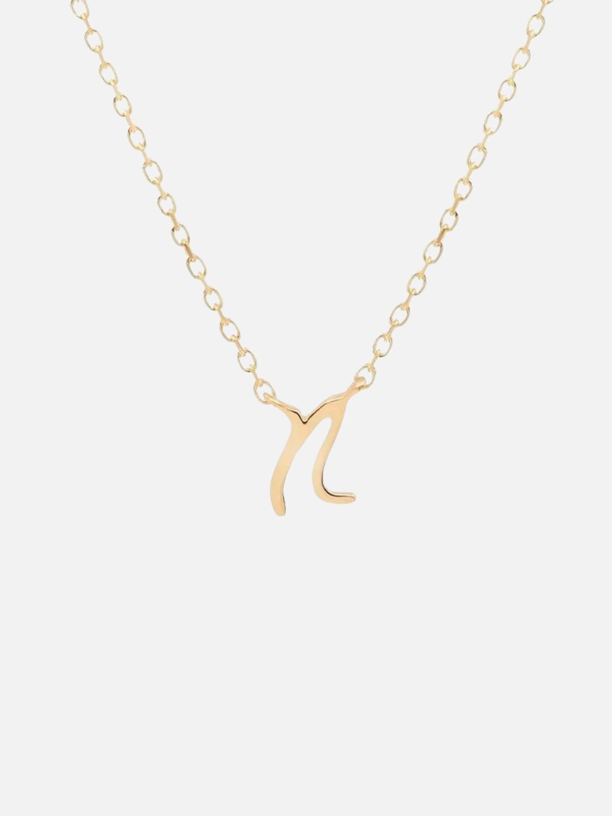 14K Gold Love Letter Necklace Necklaces By Charlotte 