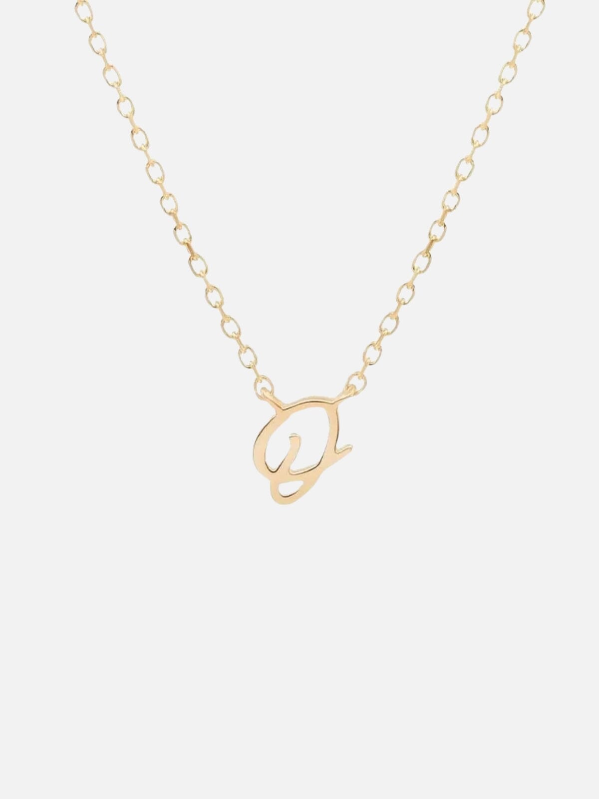 14K Gold Love Letter Necklace Necklaces By Charlotte 