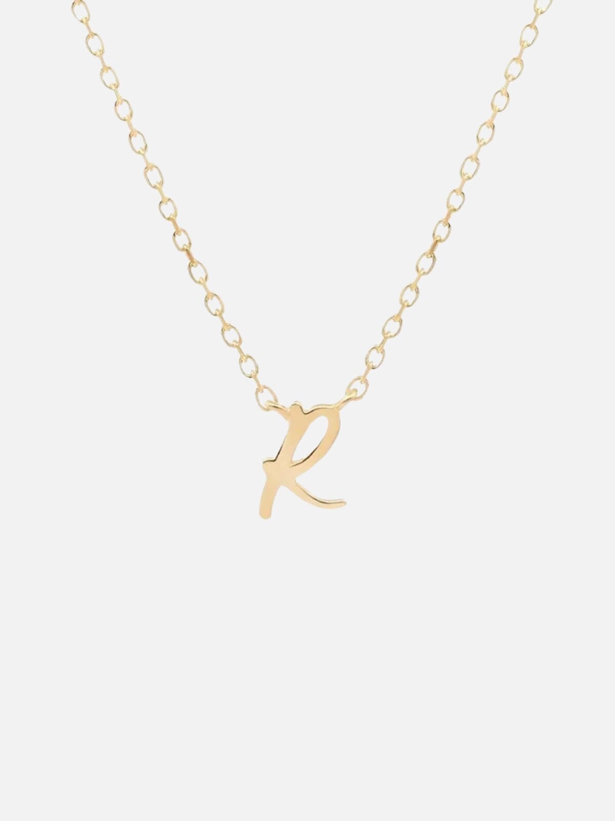 14K Gold Love Letter Necklace Necklaces By Charlotte 