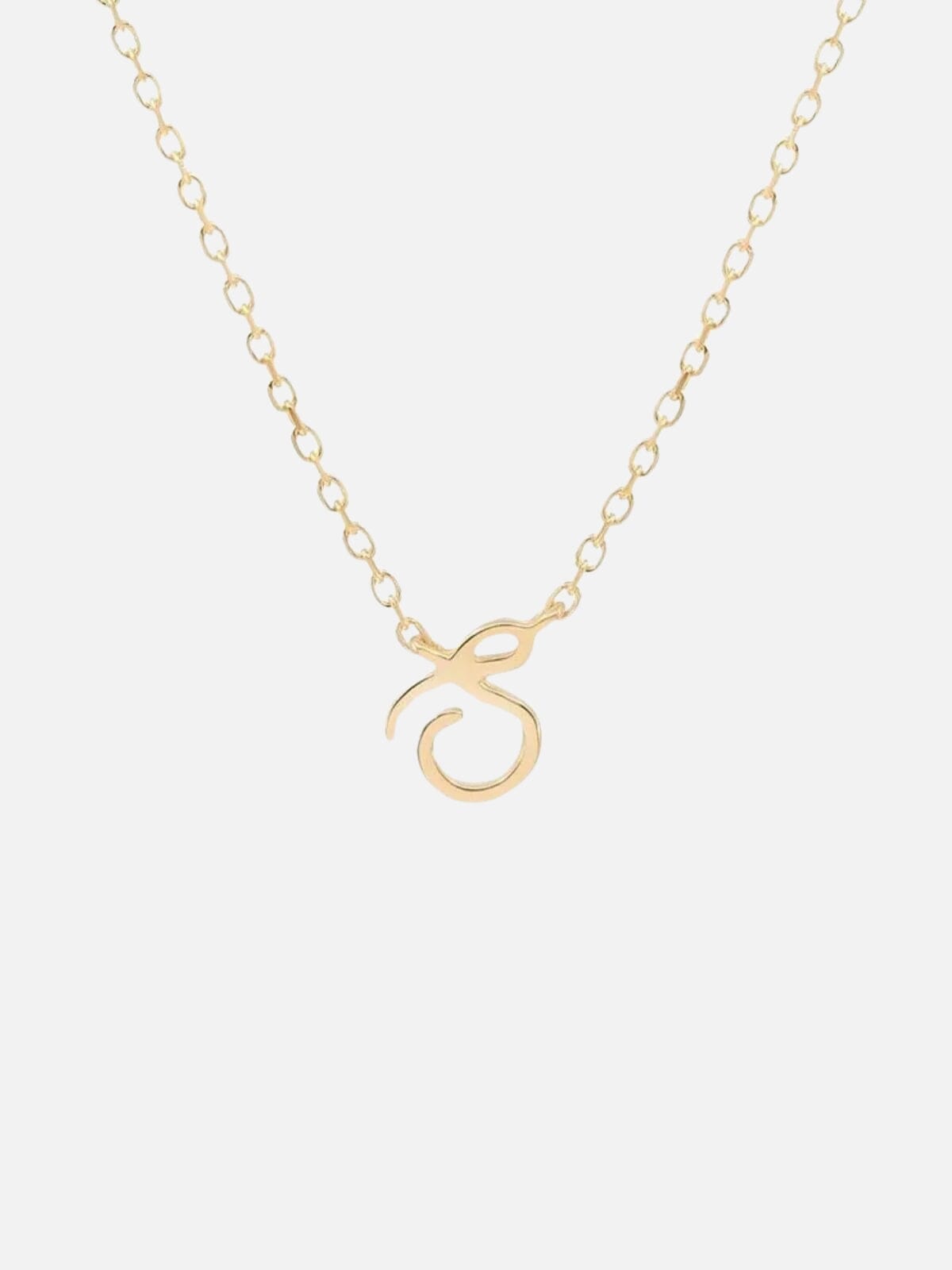 14K Gold Love Letter Necklace Necklaces By Charlotte 