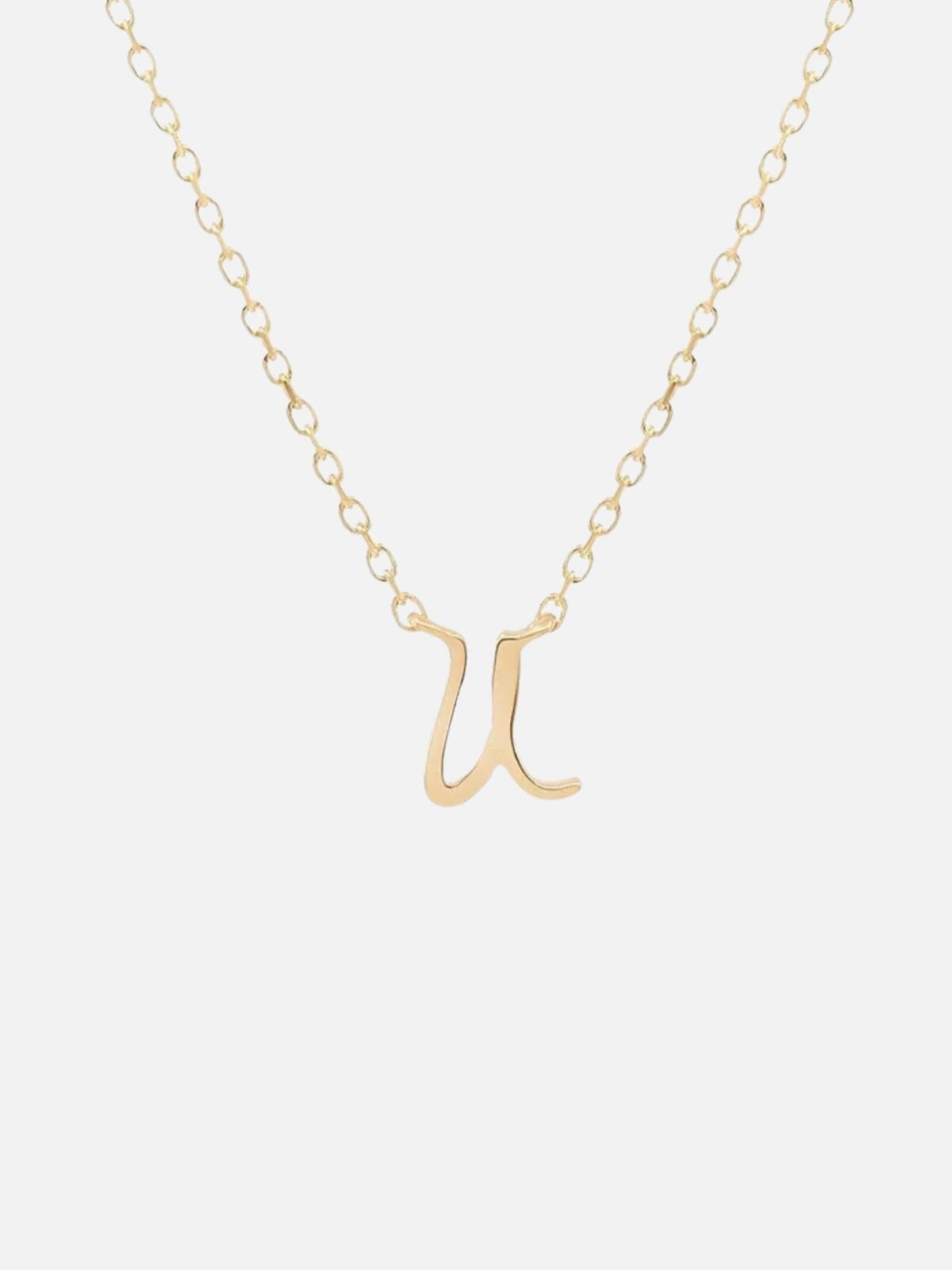 14K Gold Love Letter Necklace Necklaces By Charlotte 