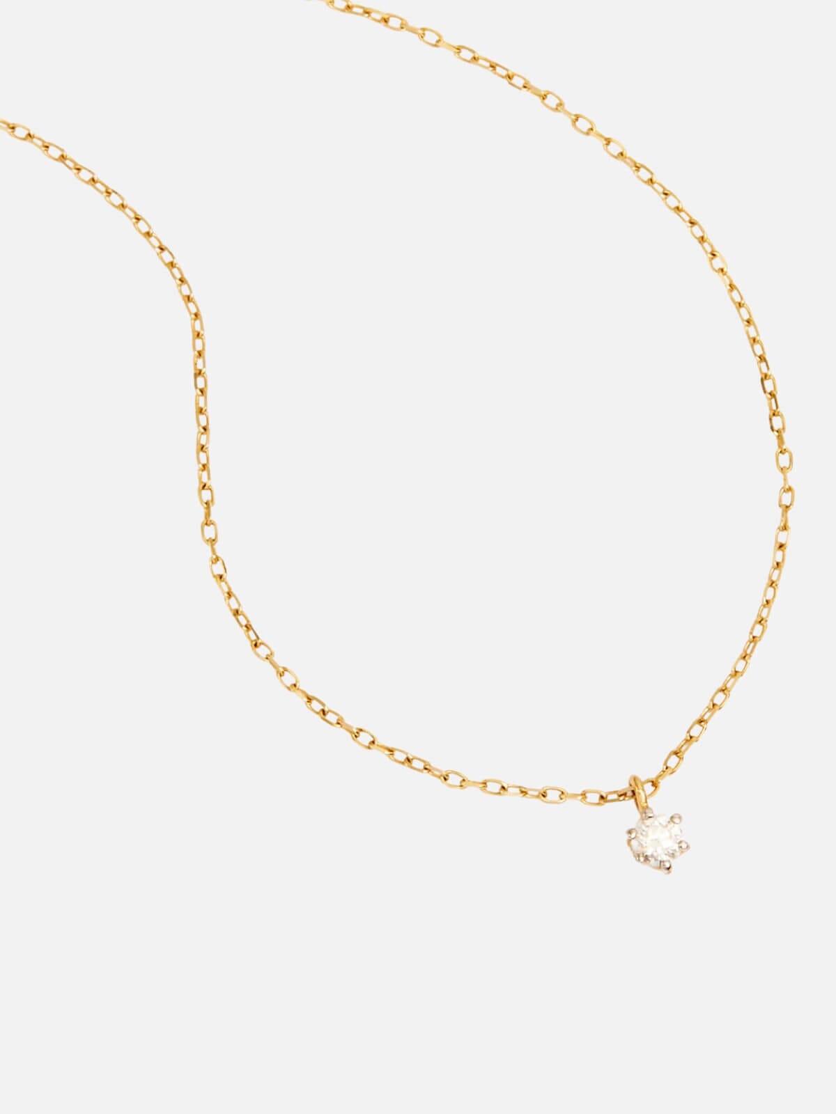 14K Gold Sweet Droplet Diamond Necklace Accessories By Charlotte 