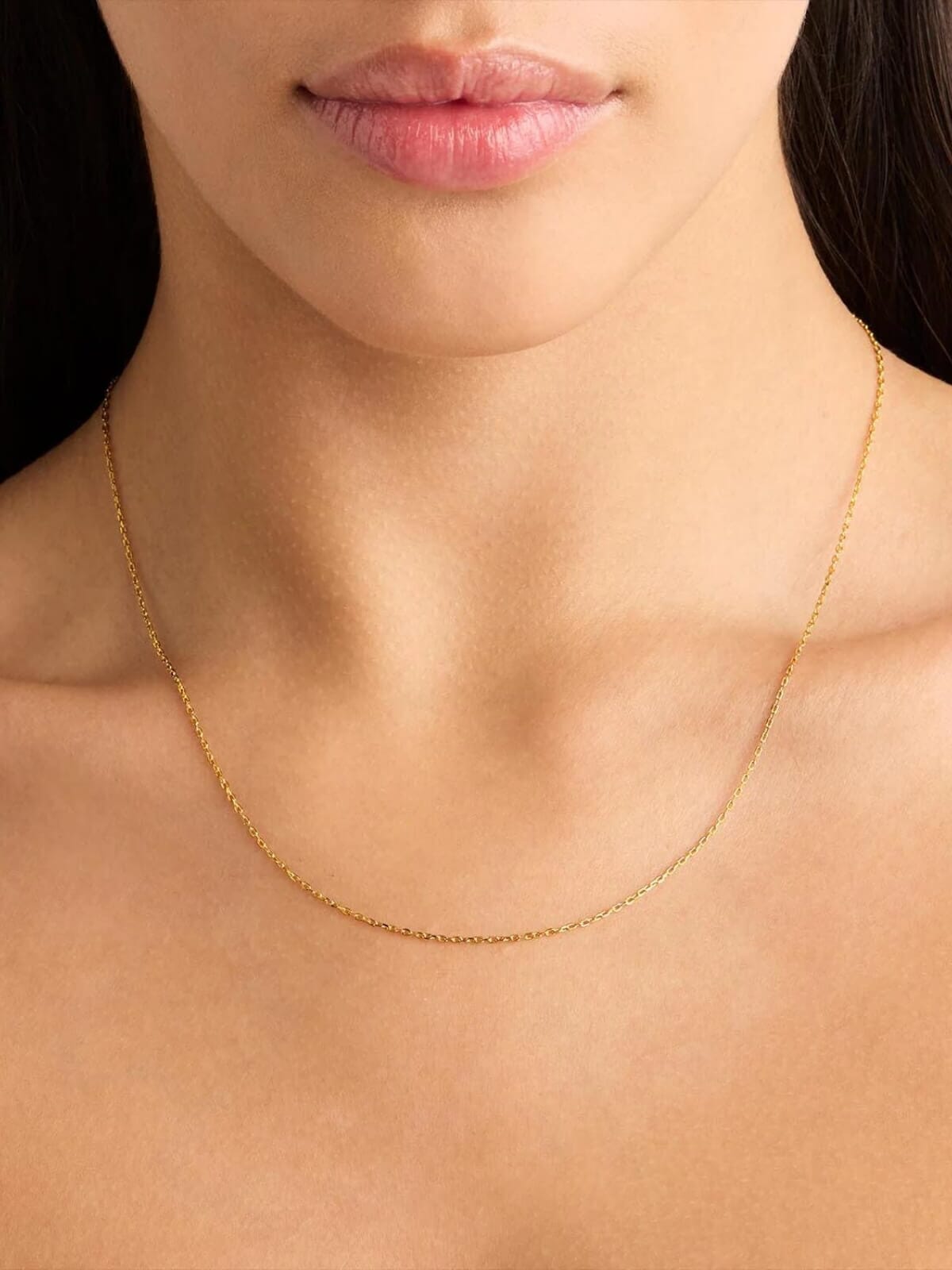 By Charlotte | 18" Signature Chain Necklace - 18k Gold | Perlu