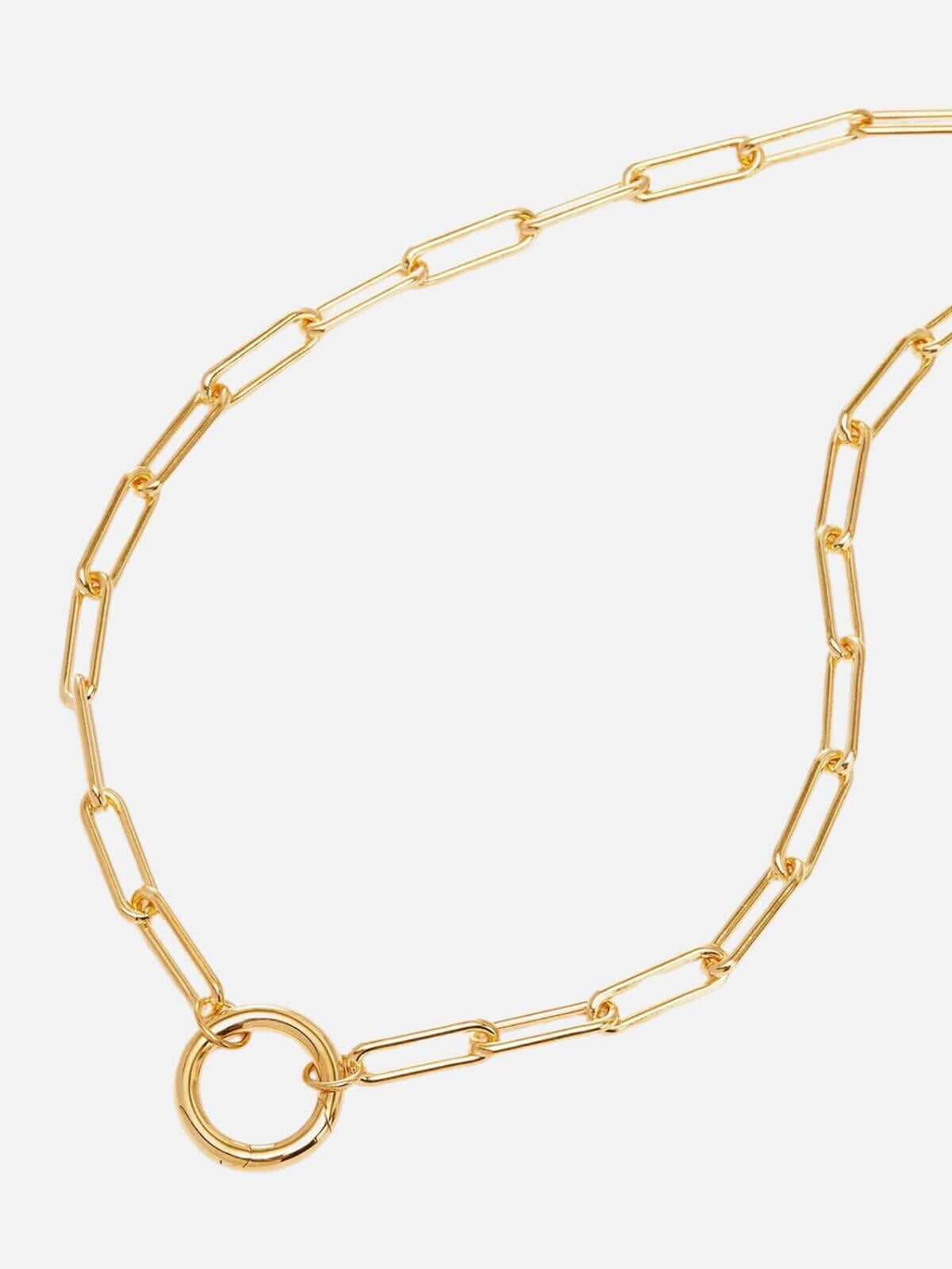 By Charlotte | 18" With Love Annex Link Necklace - 18k Gold | Perlu