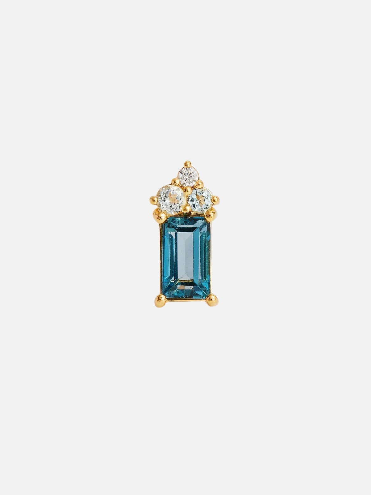 By Charlotte | 18k Gold Vermeil Endless Devotion Stud Earrings | Perlu