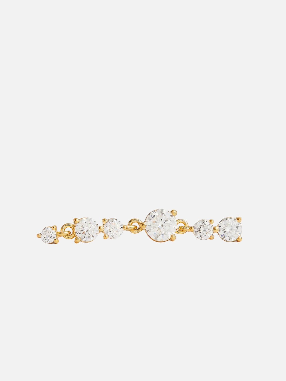 By Charlotte | 18k Gold Vermeil Forever Yours Drop Earrings | Perlu
