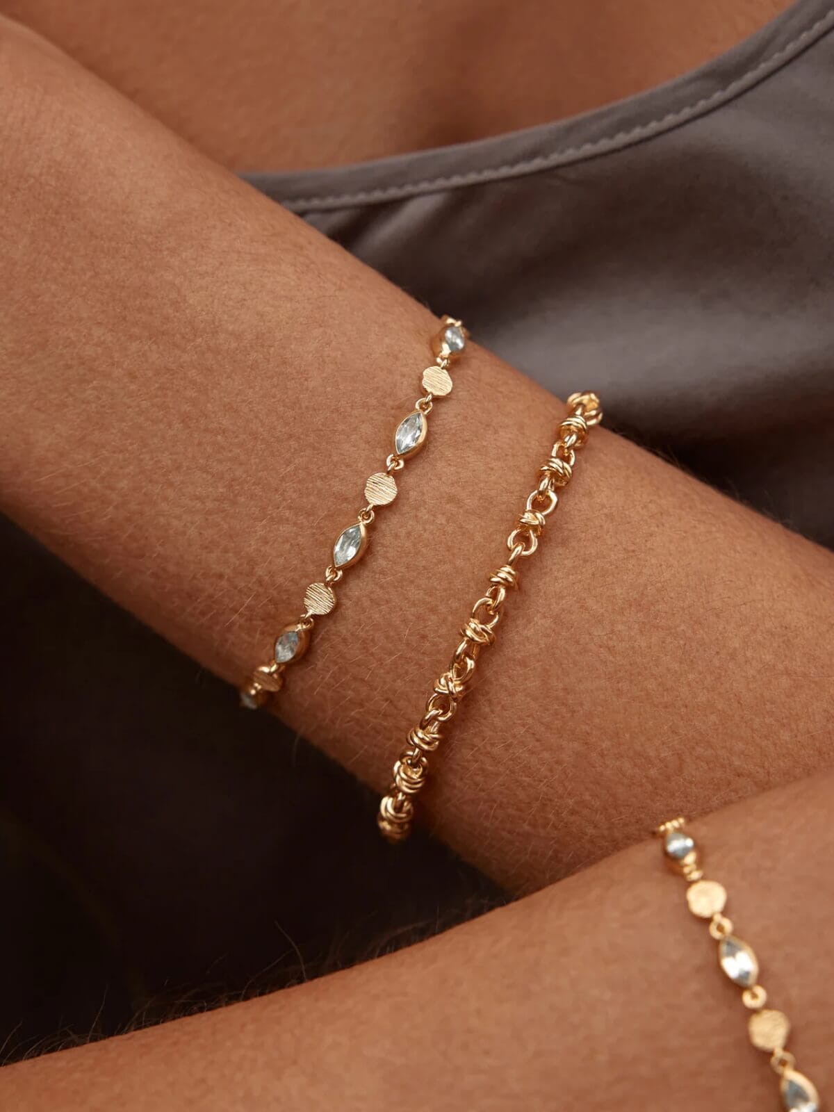 18k Gold Vermeil Protection of Eye Bracelet Bracelets By Charlotte 