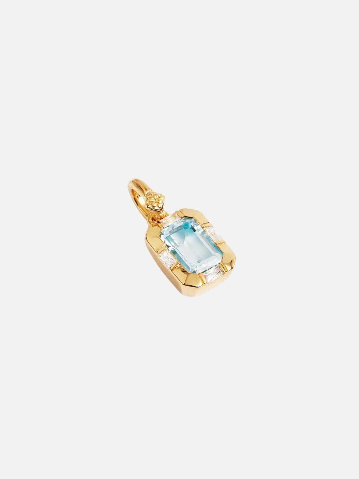 By Charlotte | Calm Your Soul Topaz Annex Pendant - 18k Gold | Perlu