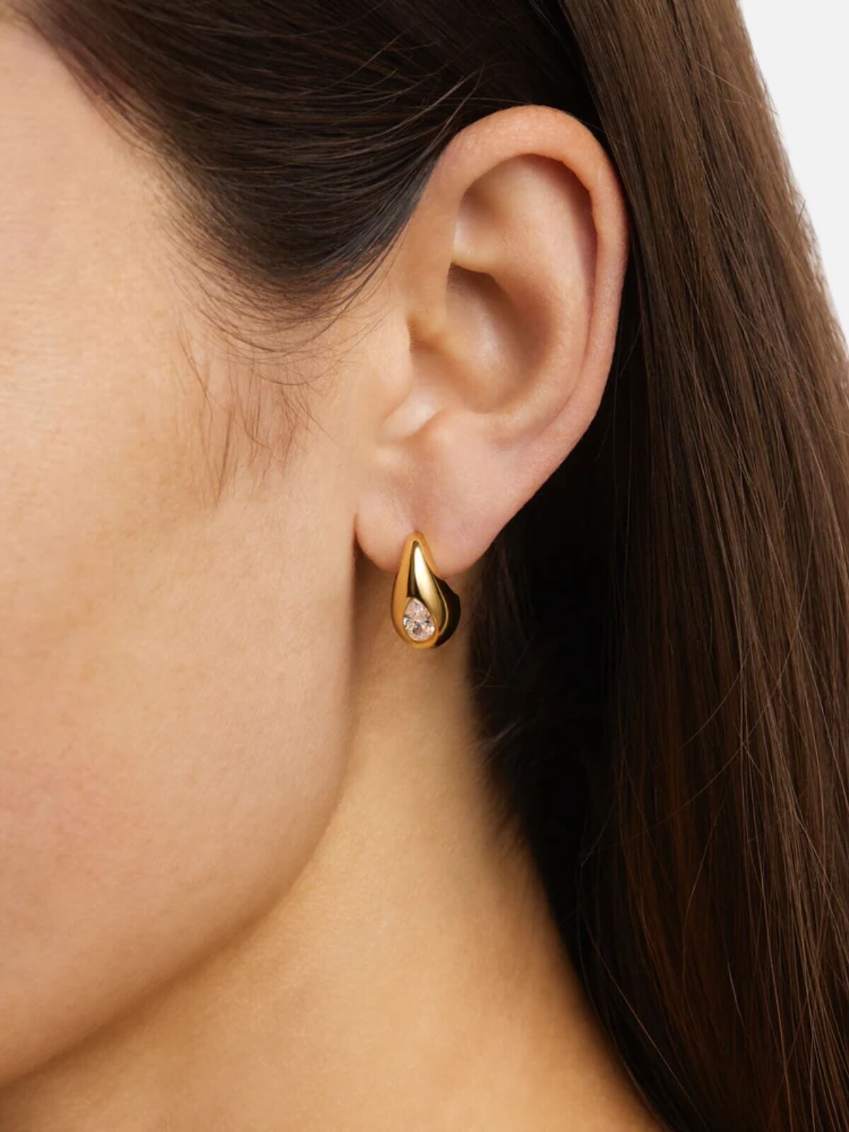Dewdrop Small Earrings - 18k Gold Vermeil Earrings By Charlotte 
