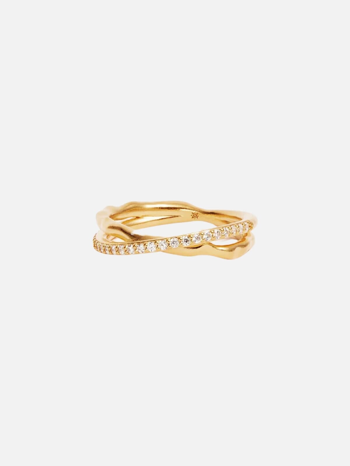 Entwined Hearts Ring - 18k Gold Rings By Charlotte 