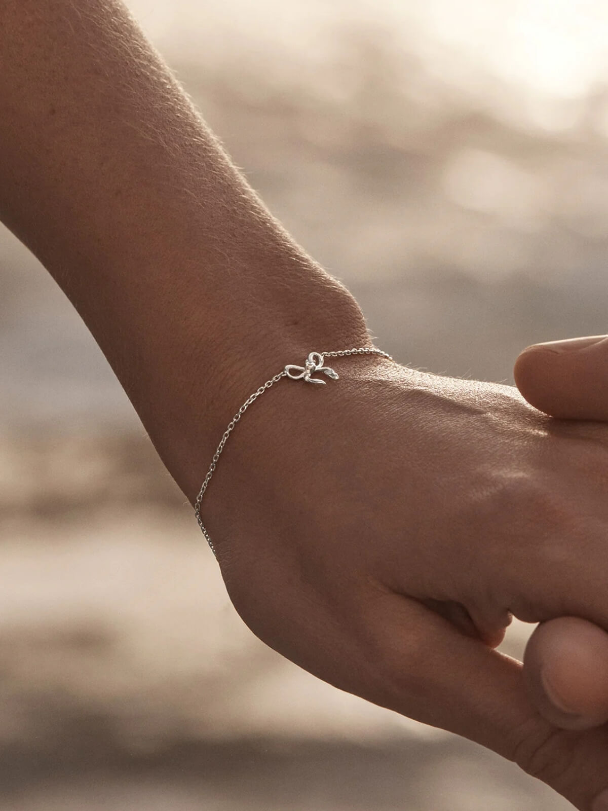 Forever More Bow Bracelet - Sterling Silver