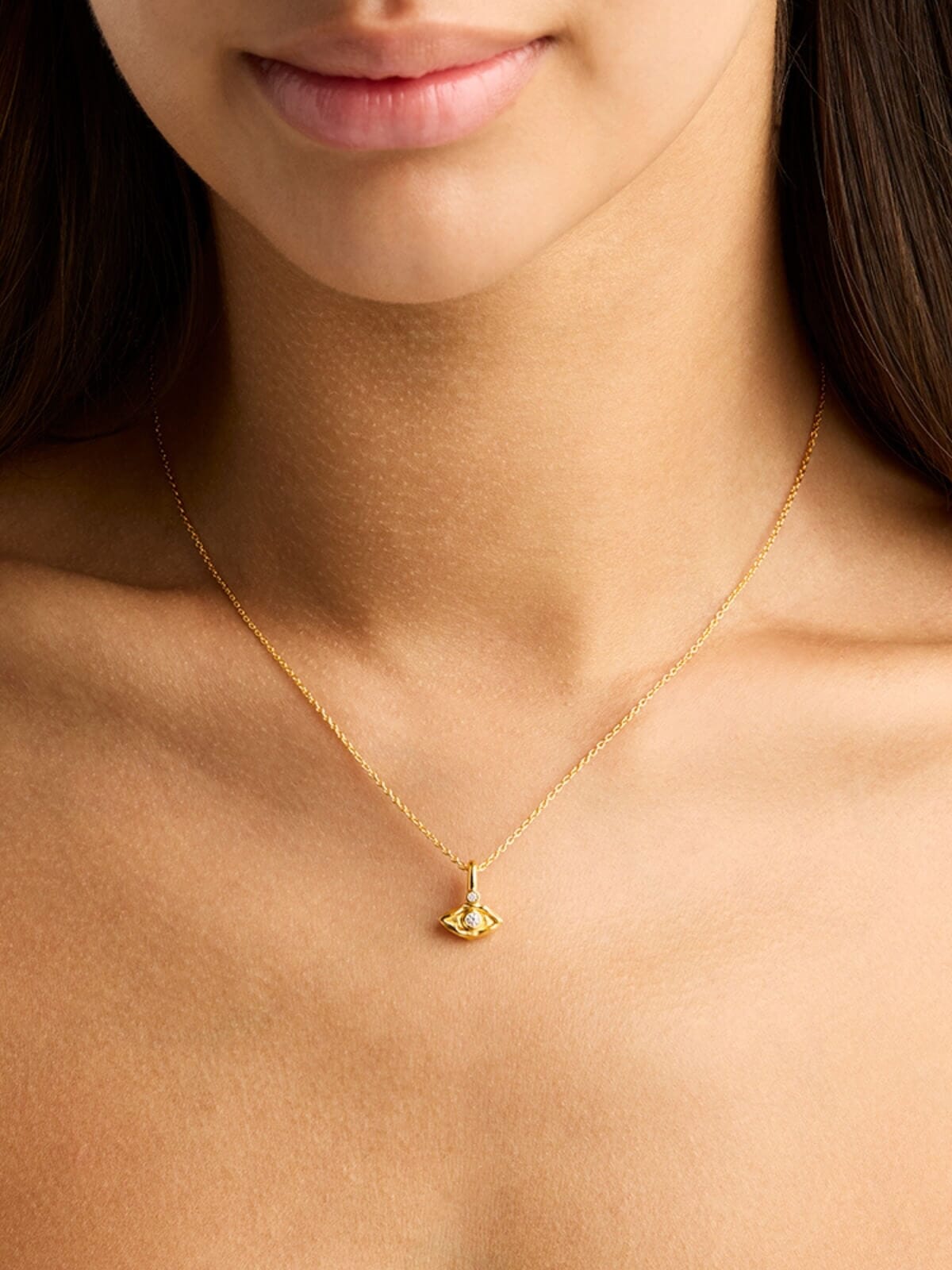 by charlotte | I am Protected Necklace - 18k Gold Vermeil | Perlu