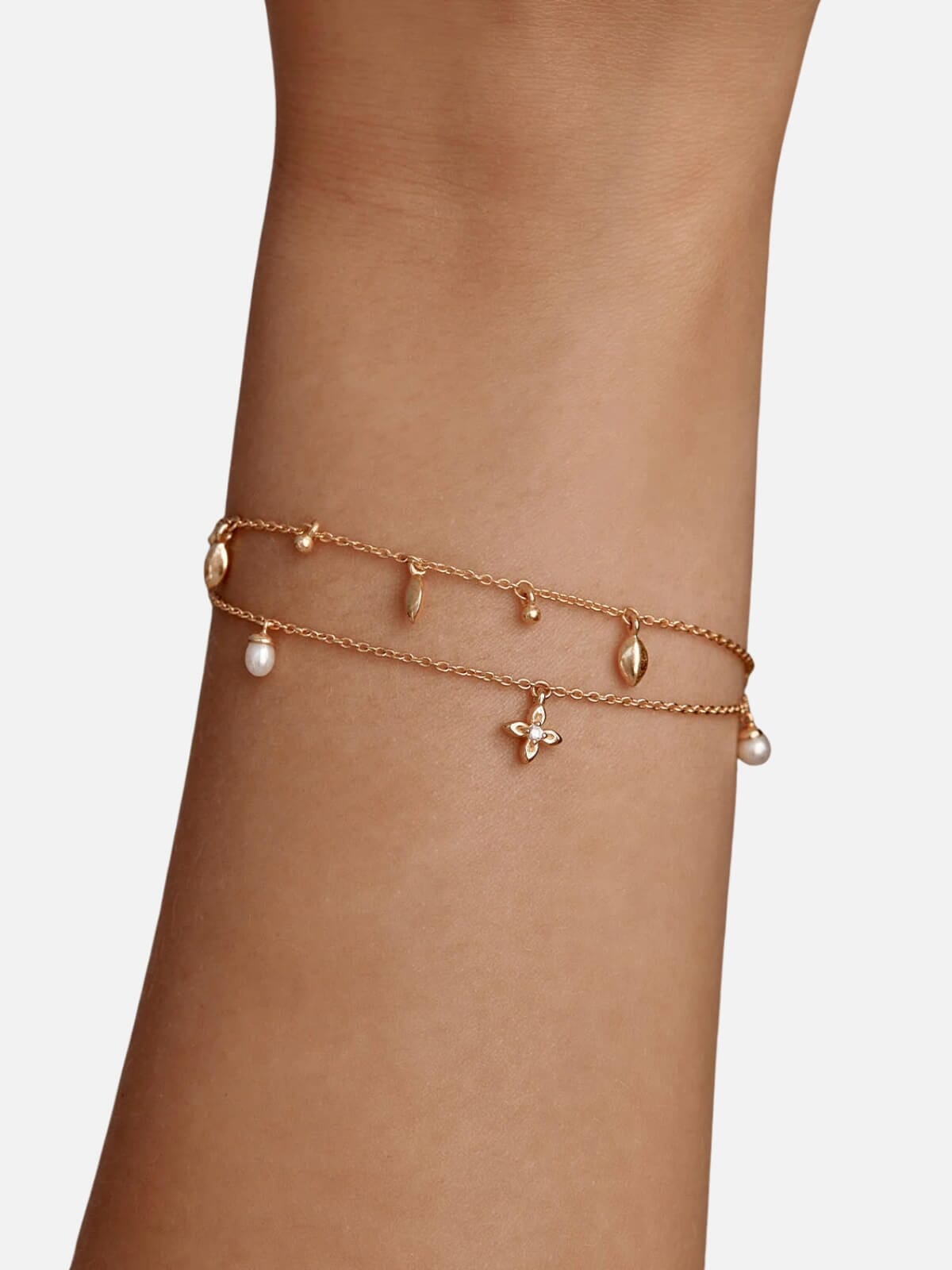 Live In Peace Bracelet - Gold Bracelets By Charlotte 