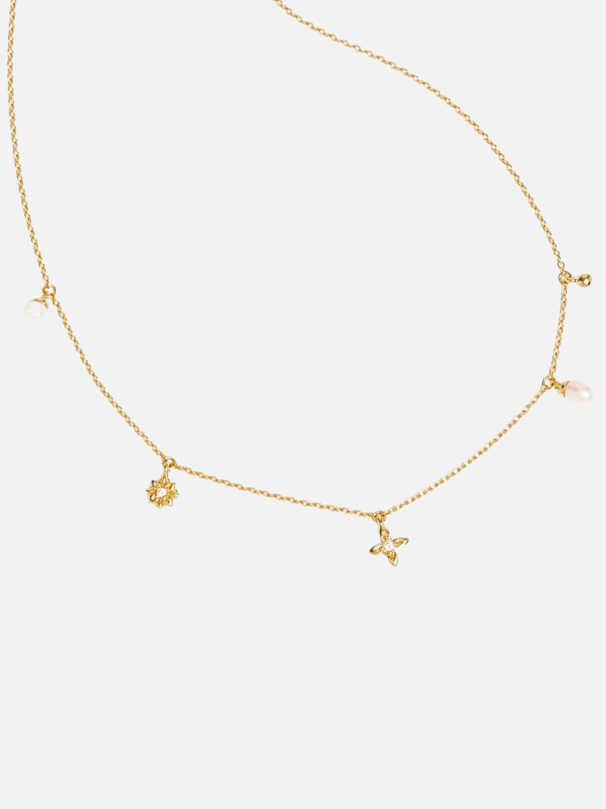 By Charlotte | Live In Peace Choker - Gold | Perlu