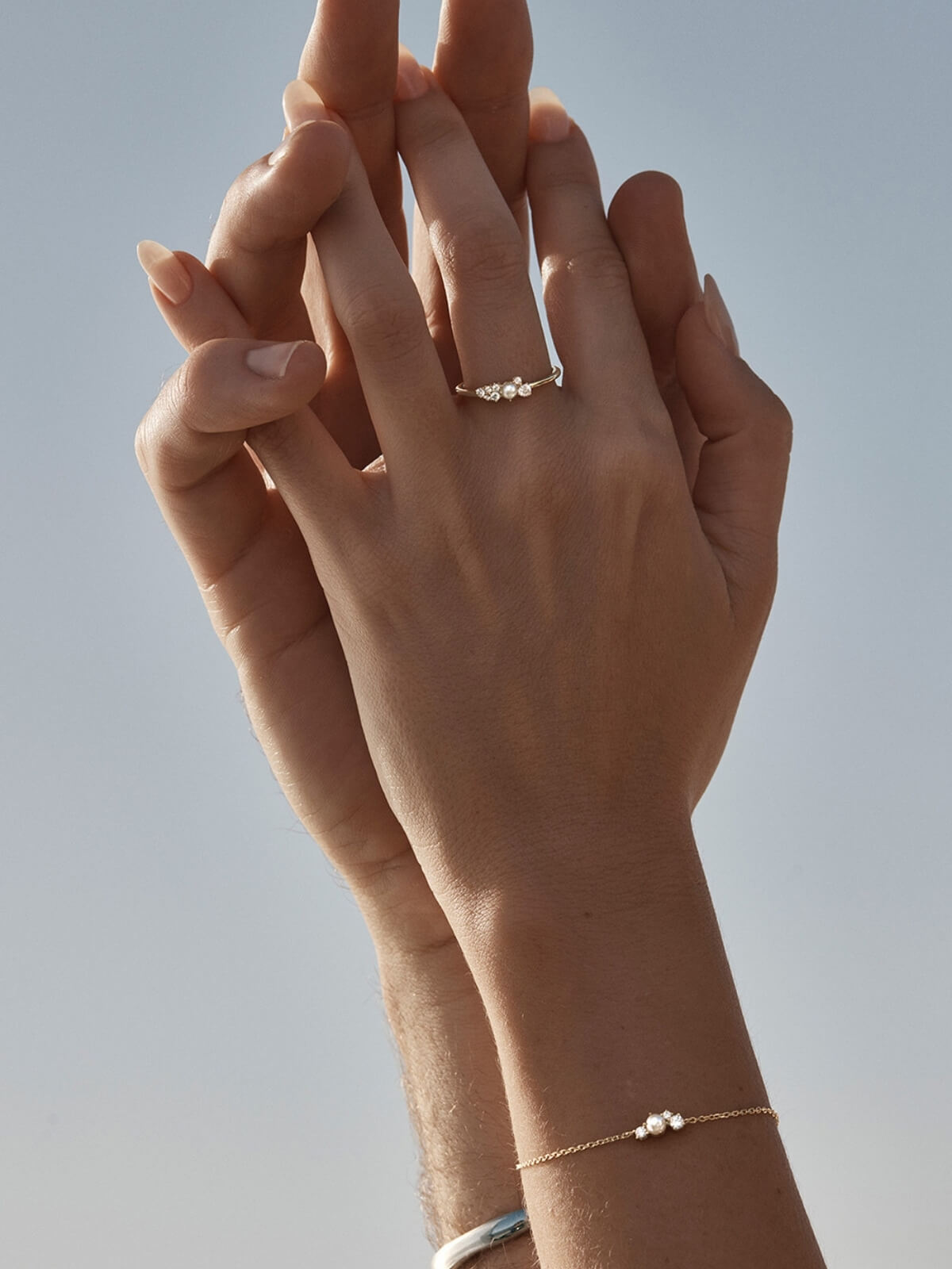 Love in Stillness Pearl Ring - 18K Gold