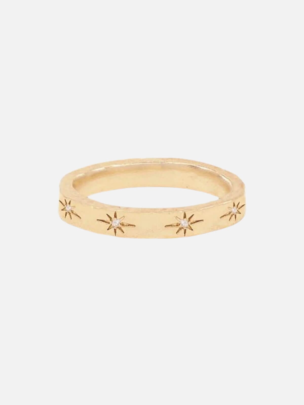 By Charlotte | Stardust Ring - Gold | Perlu