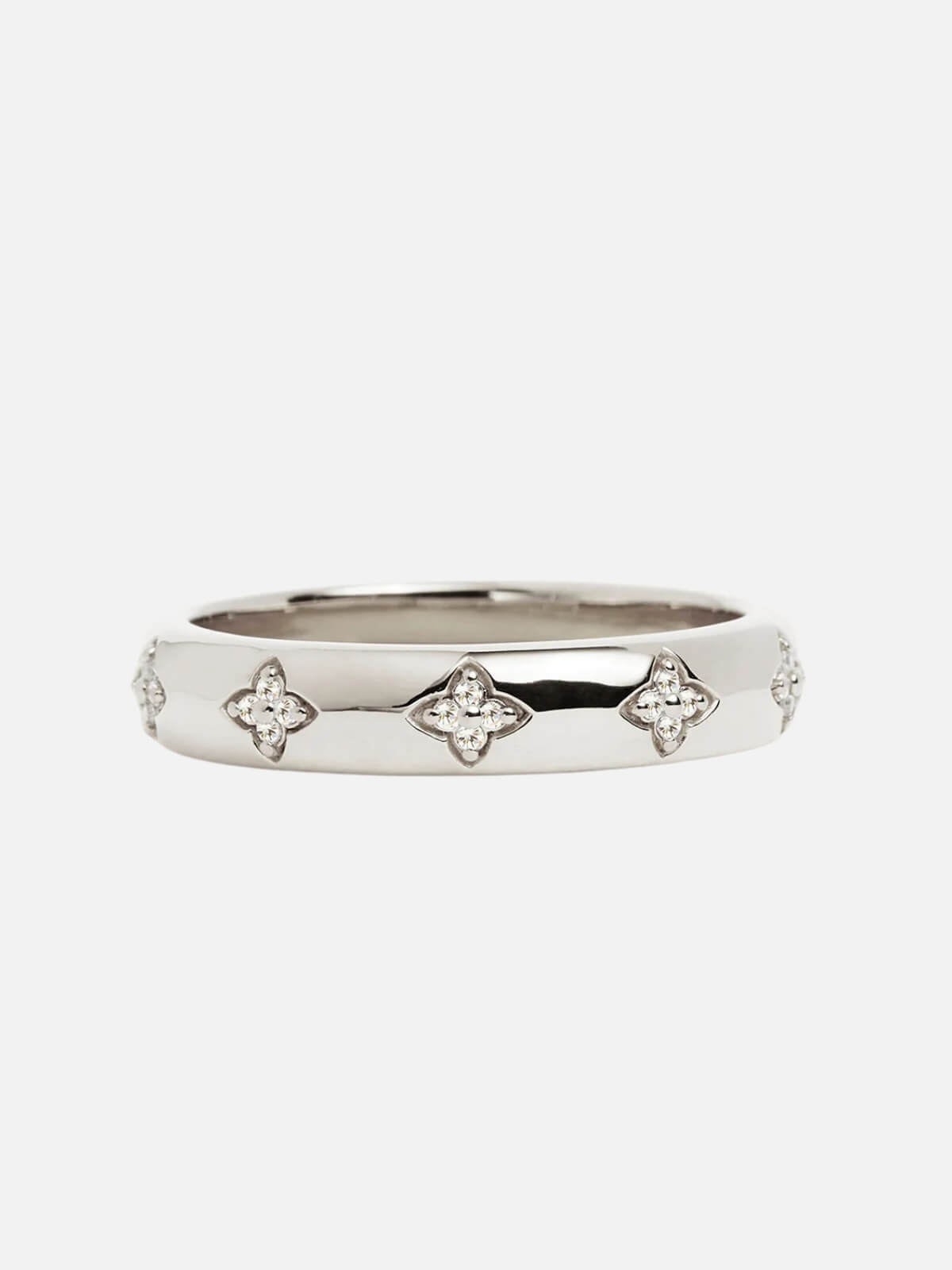 By Charlotte | Sterling Silver Bloom With You Lotus Ring | Perlu