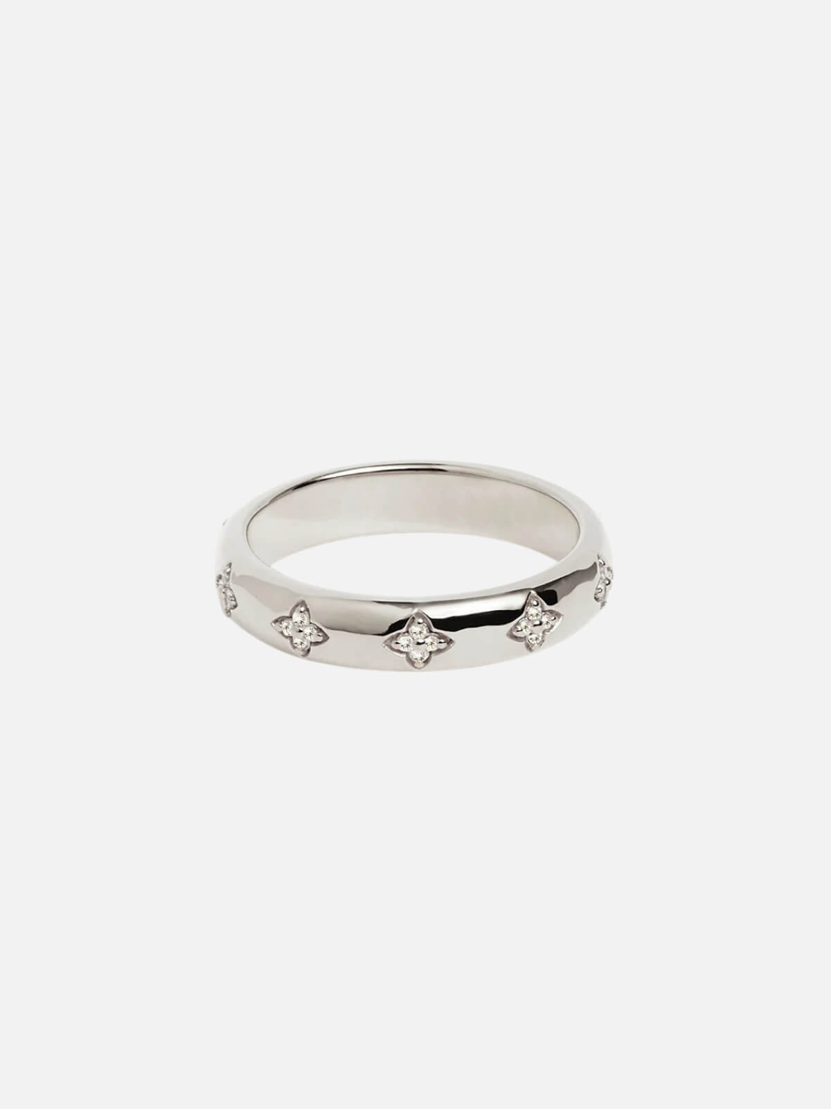 By Charlotte | Sterling Silver Bloom With You Lotus Ring | Perlu