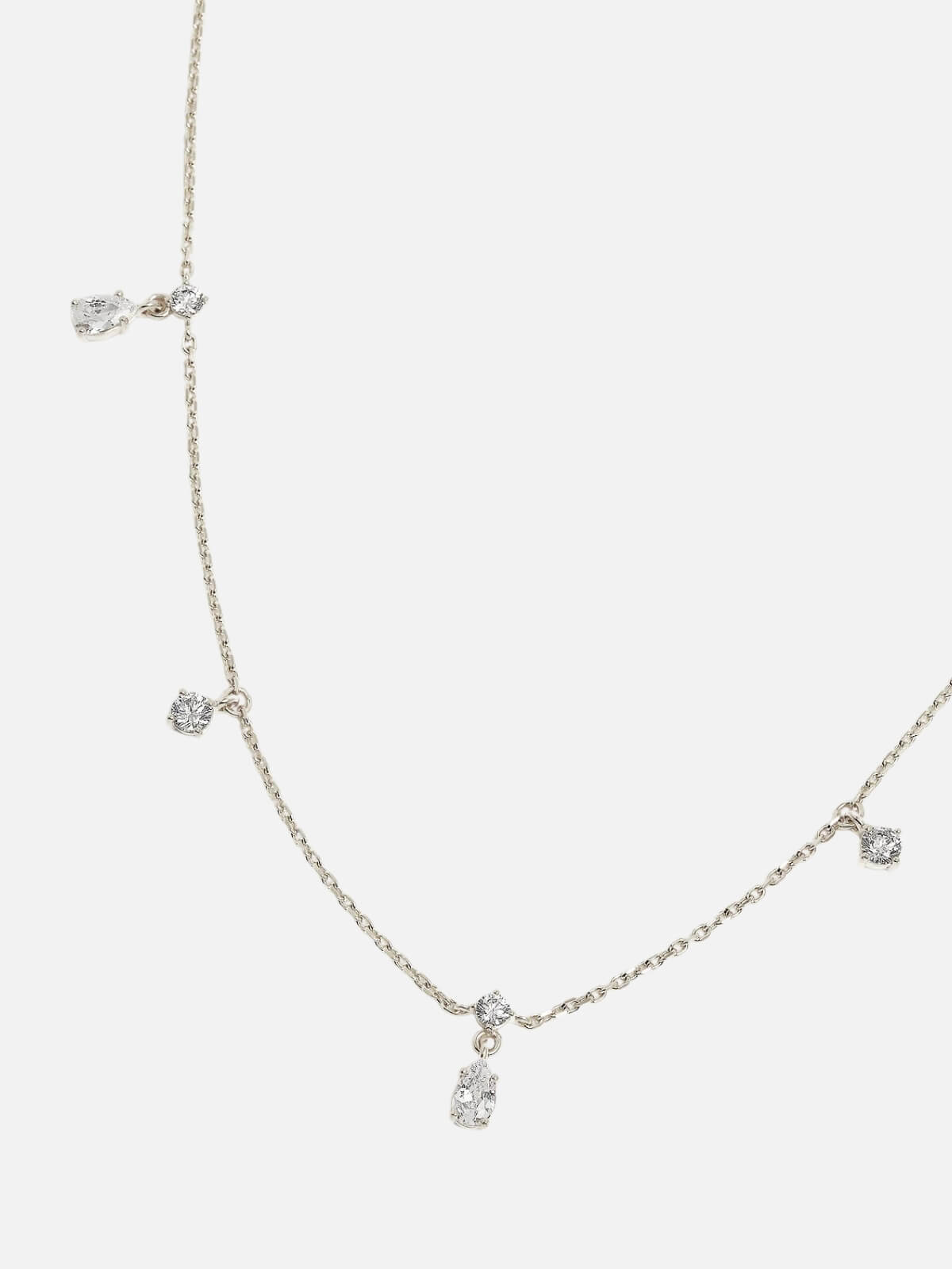 By Charlotte | Sterling Silver No Rain, No Flowers Choker | Perlu