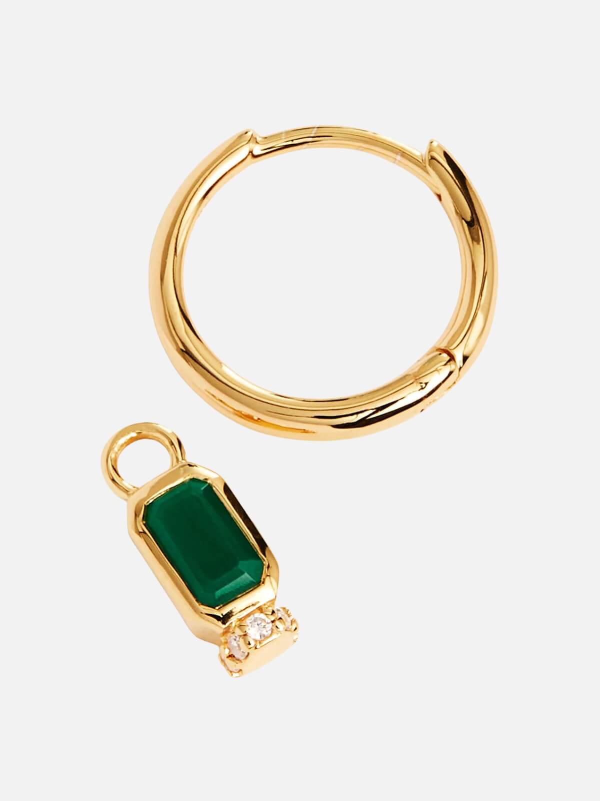 By Charlotte | Strength Within Hoops - Gold | Perlu
