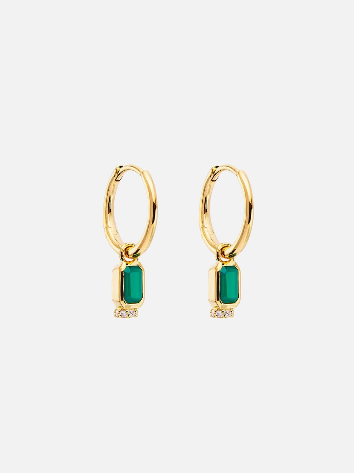 By Charlotte | Strength Within Hoops - Gold | Perlu