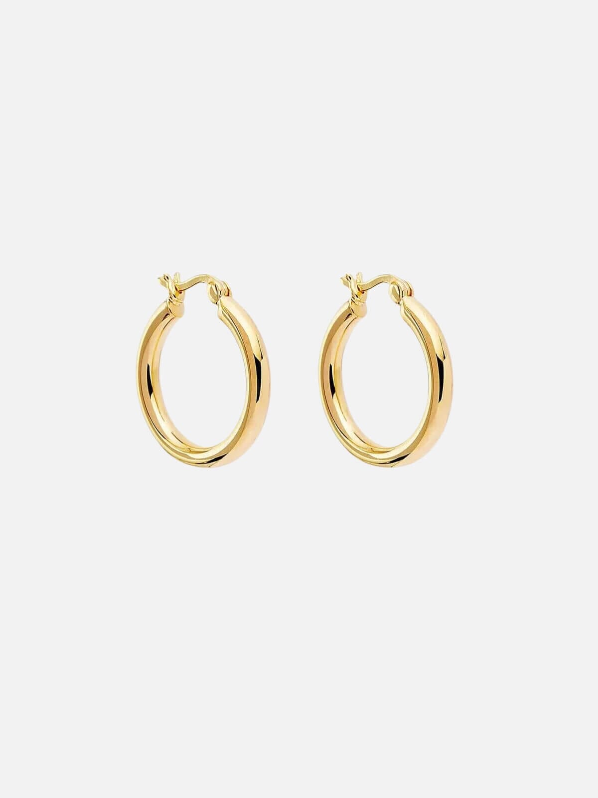 By Charlotte | Sunrise Large Hoops - Gold | Perlu