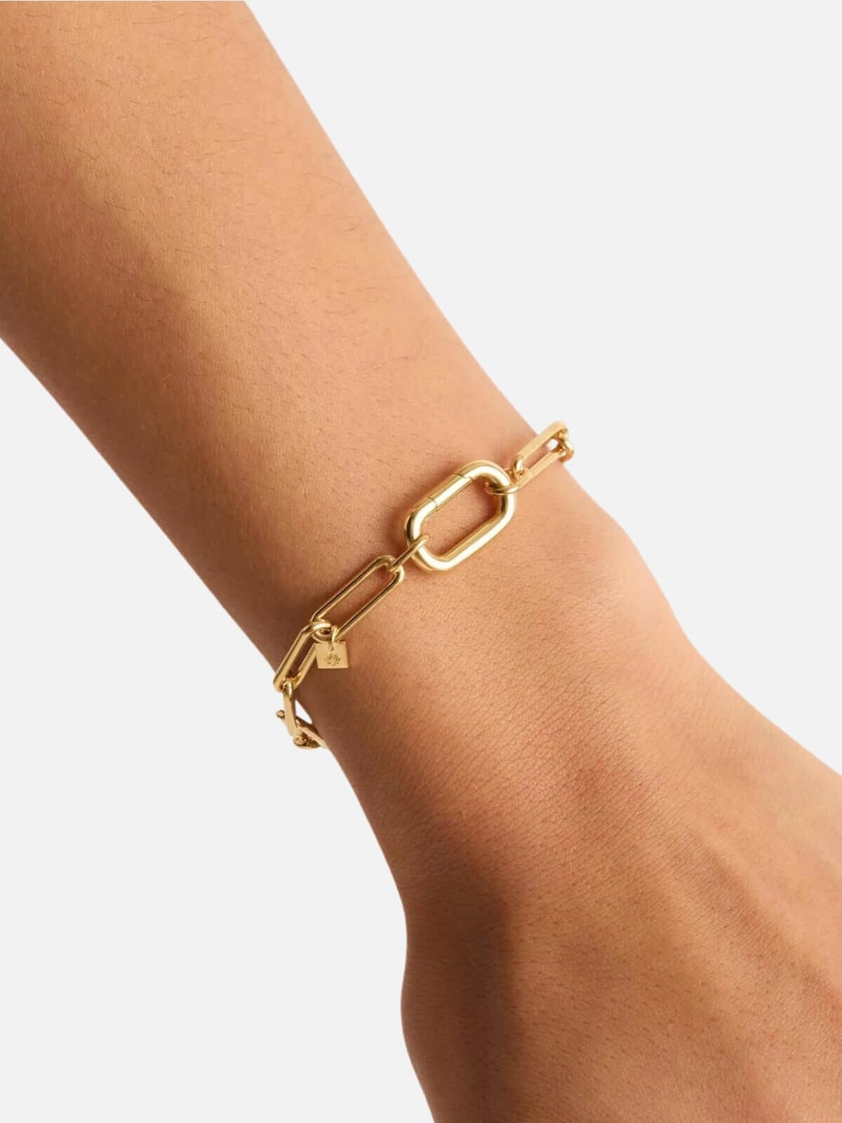 With Love Annex Link Bracelet - 18k Gold Bracelets By Charlotte 