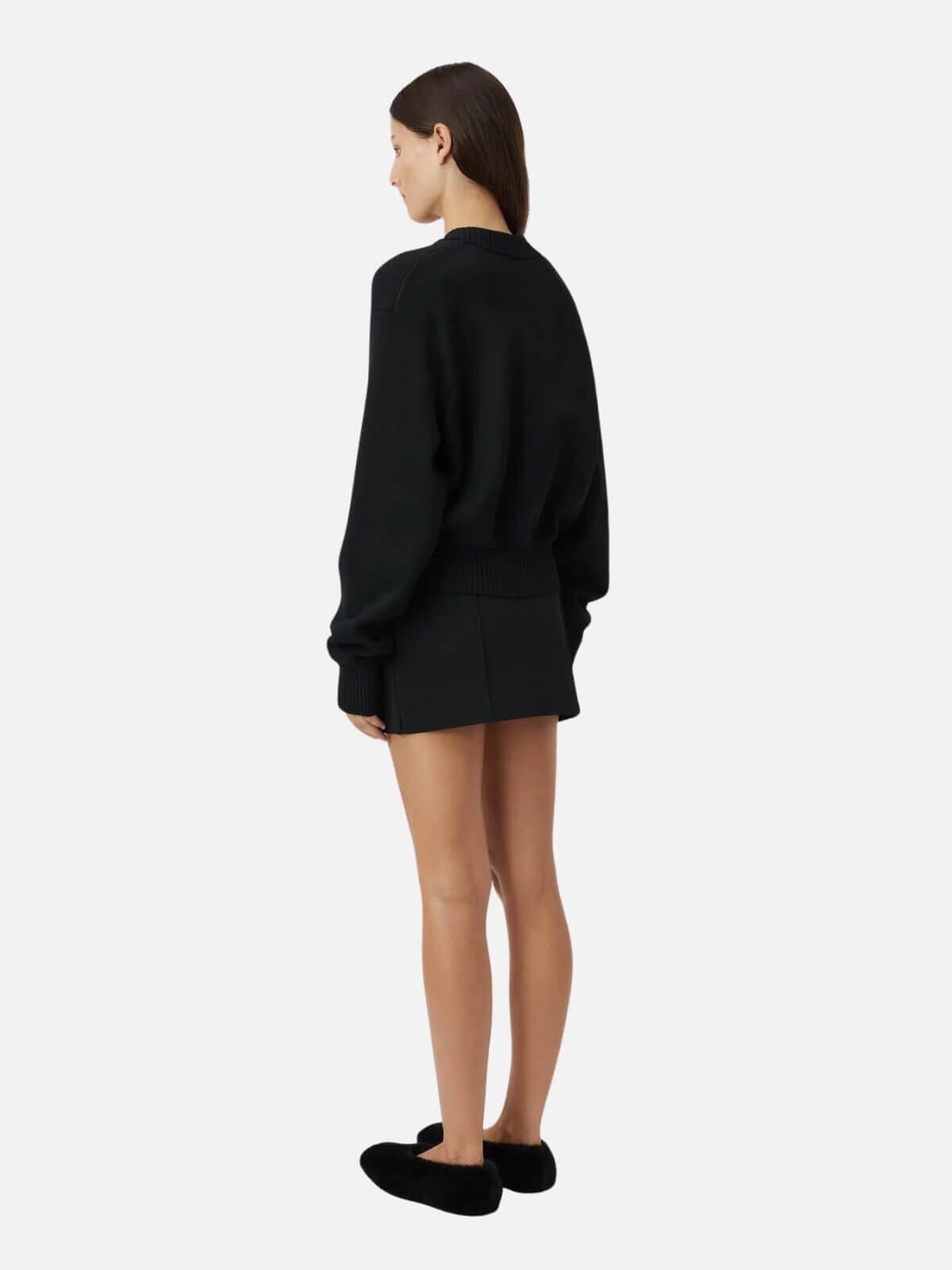 Camilla and Marc | Amedeo Knit Jacket - Black | Perlu