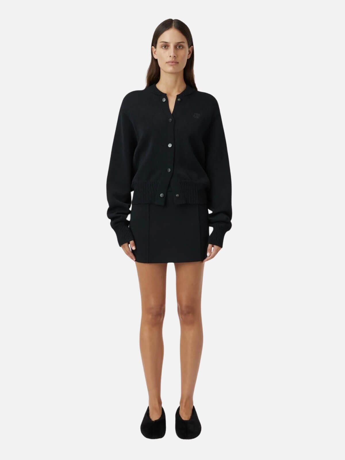 Camilla and Marc | Amedeo Knit Jacket - Black | Perlu