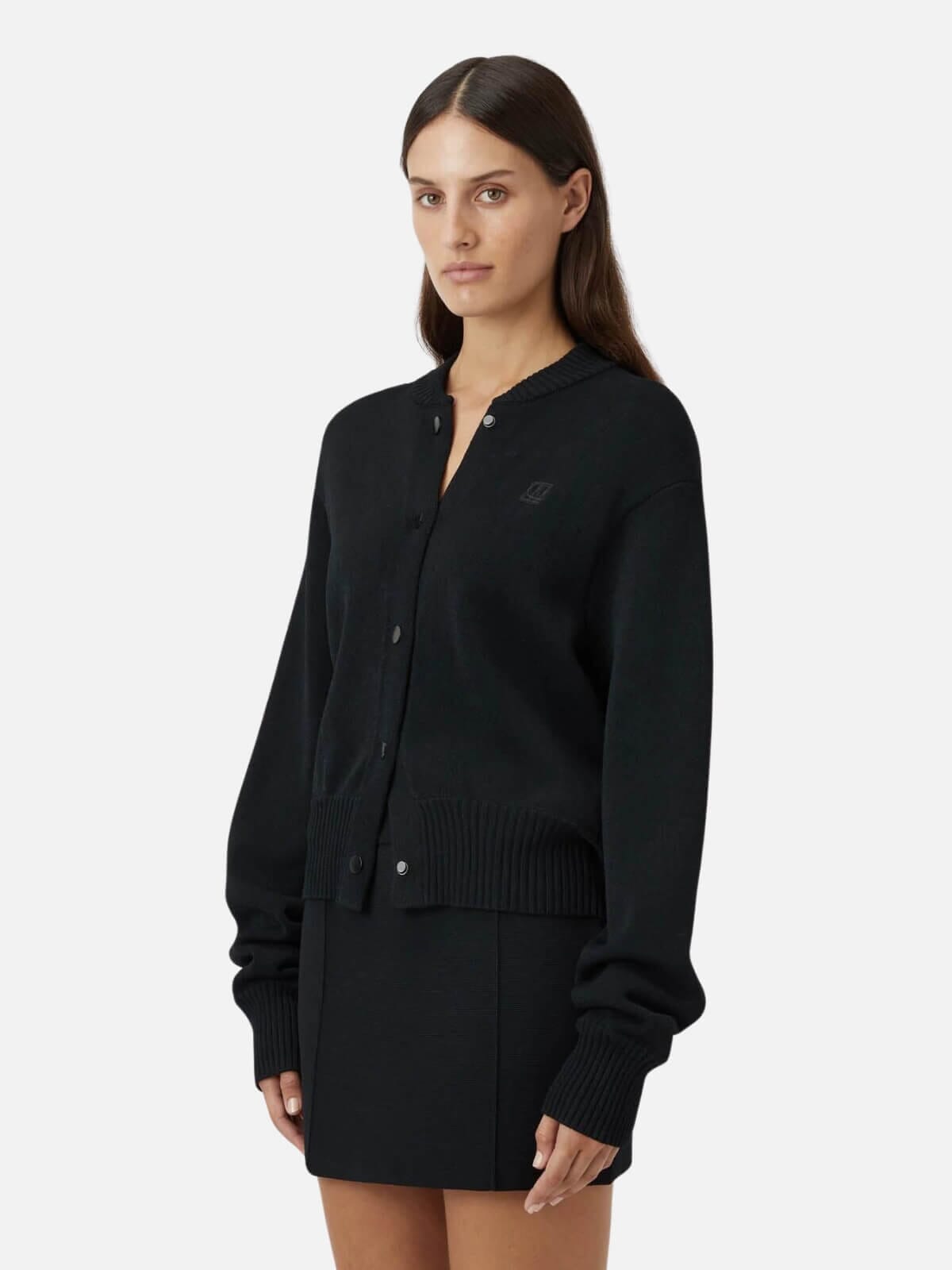 Camilla and Marc | Amedeo Knit Jacket - Black | Perlu