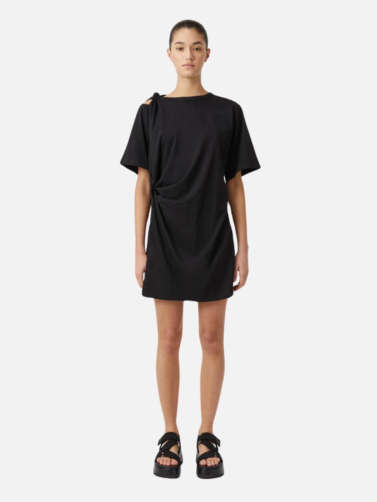 Camilla and Marc | Anani Tee Dress - Black | Perlu