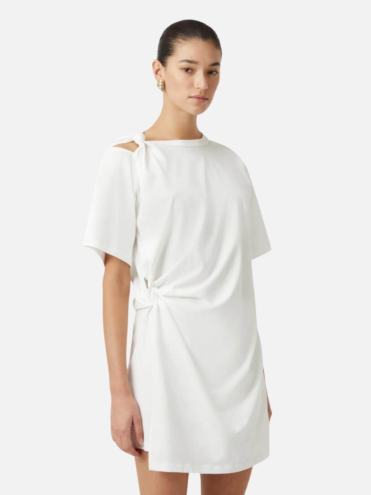 Camilla and Marc | Anani Tee Dress - Soft White | Perlu