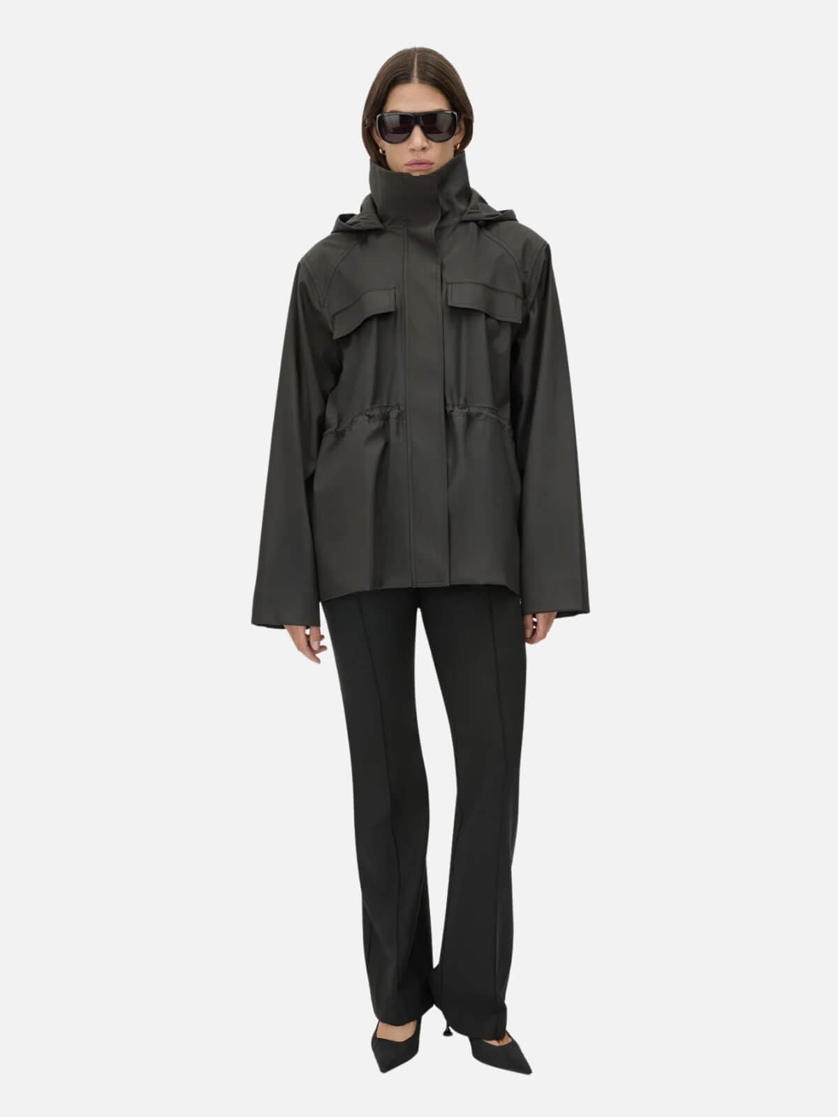 Astrid Rain Jacket - Espresso